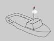 Anchored vessel. An all-round white light located where it can best be seen.