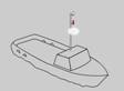 Anchored vessel. An all-round white light located where it can best be seen.