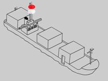 Picture nav lights fishing not making way.