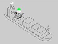 Picture of nav lights as displayed