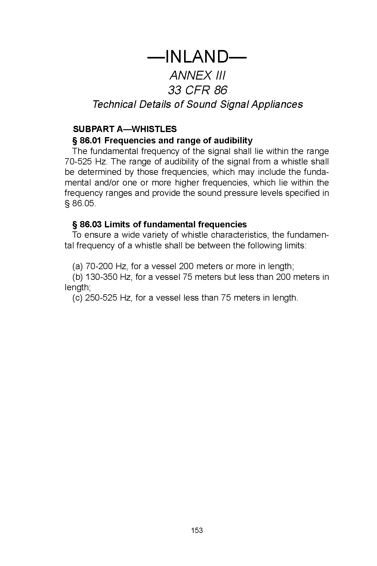 Image of applicable regulation