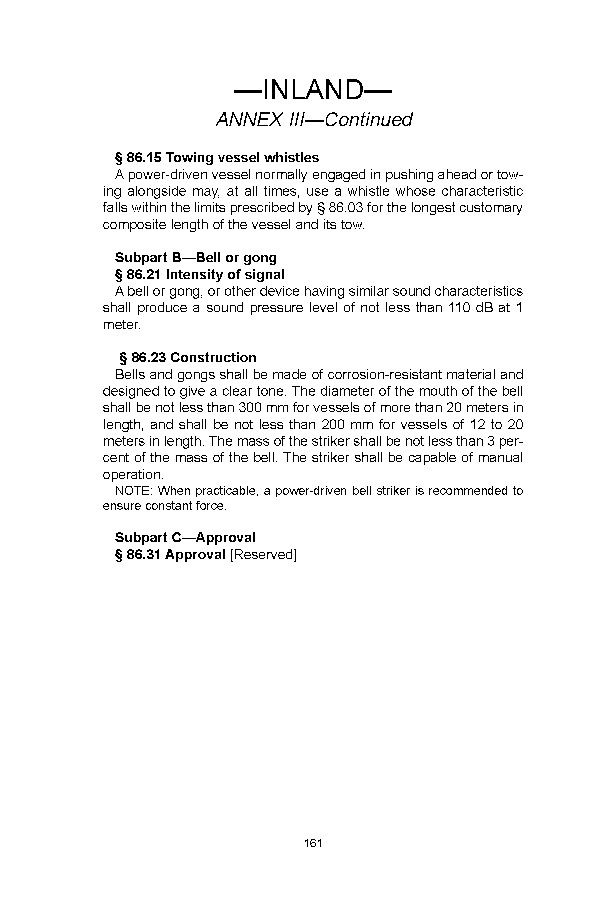 Image of applicable regulation