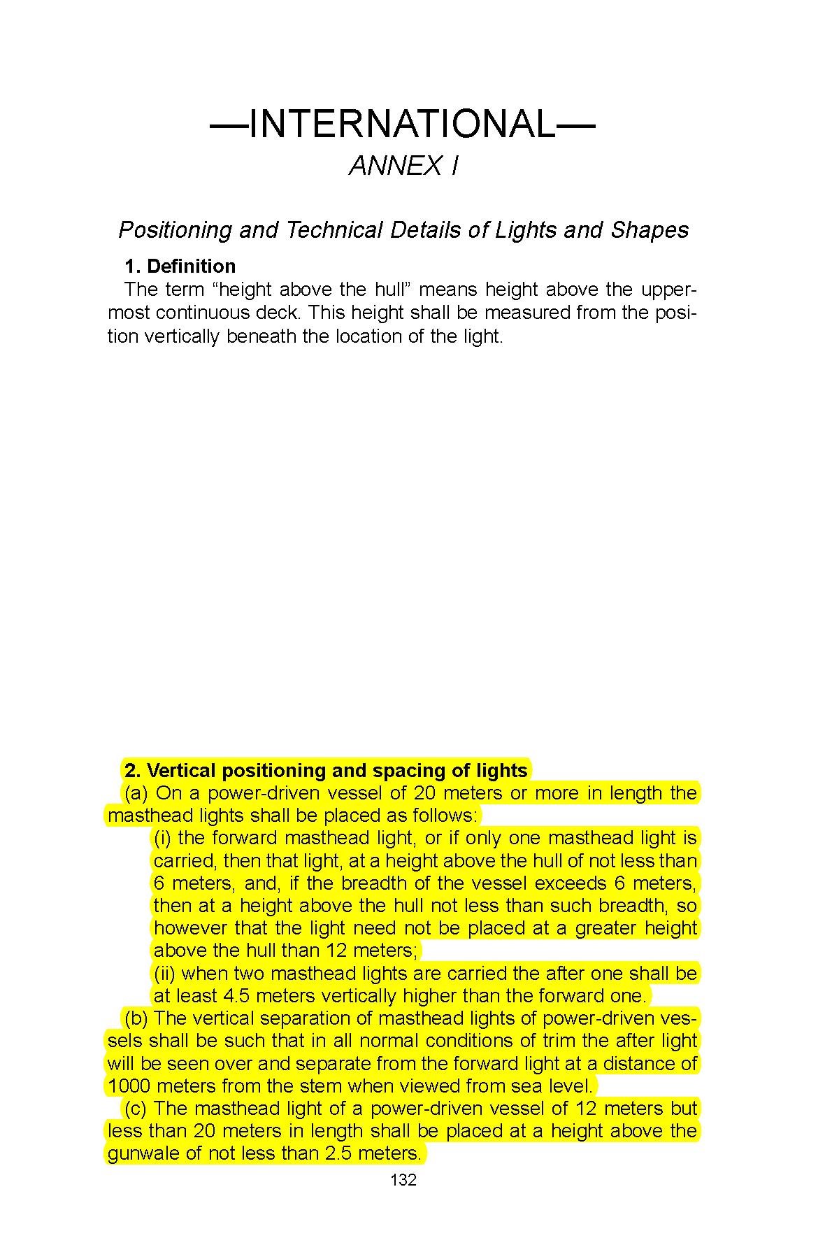 Image of applicable regulation