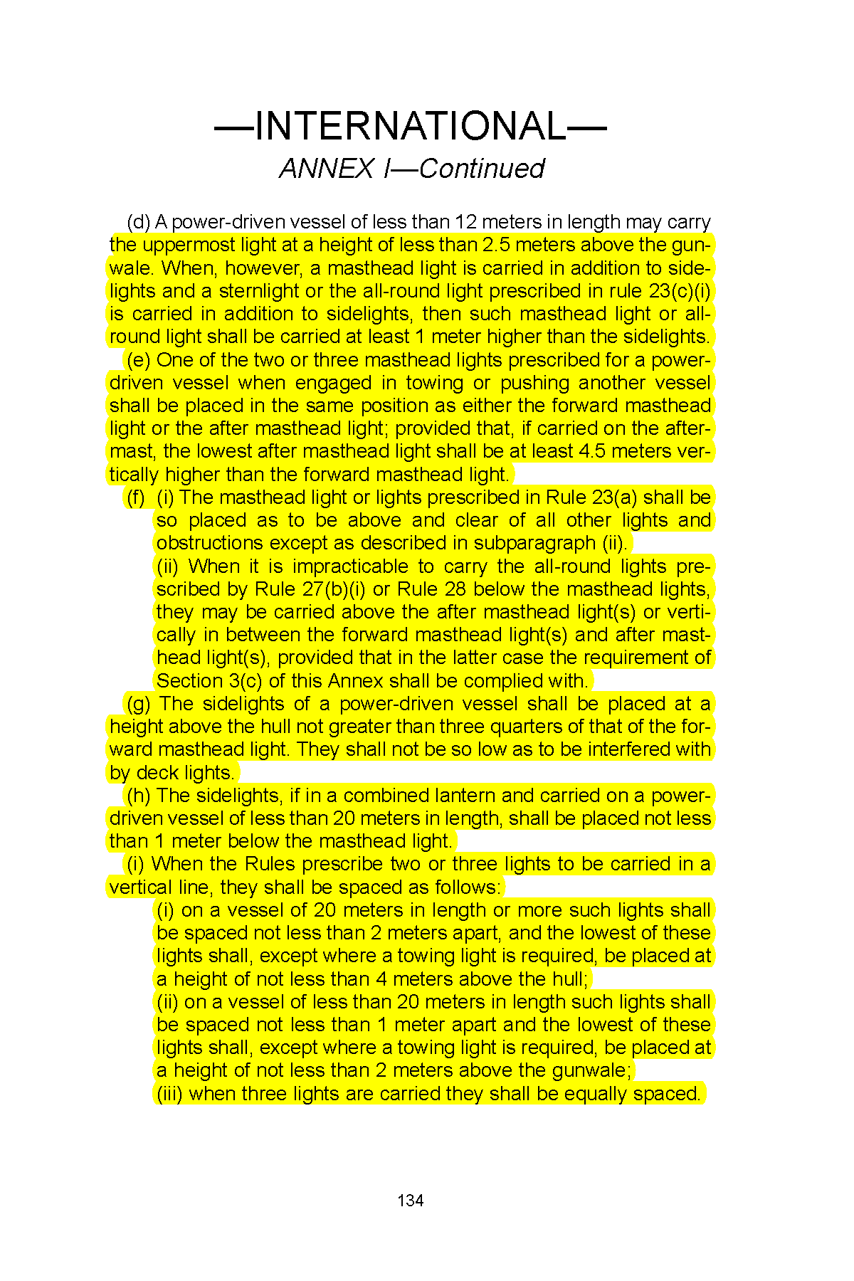 Image of applicable regulation