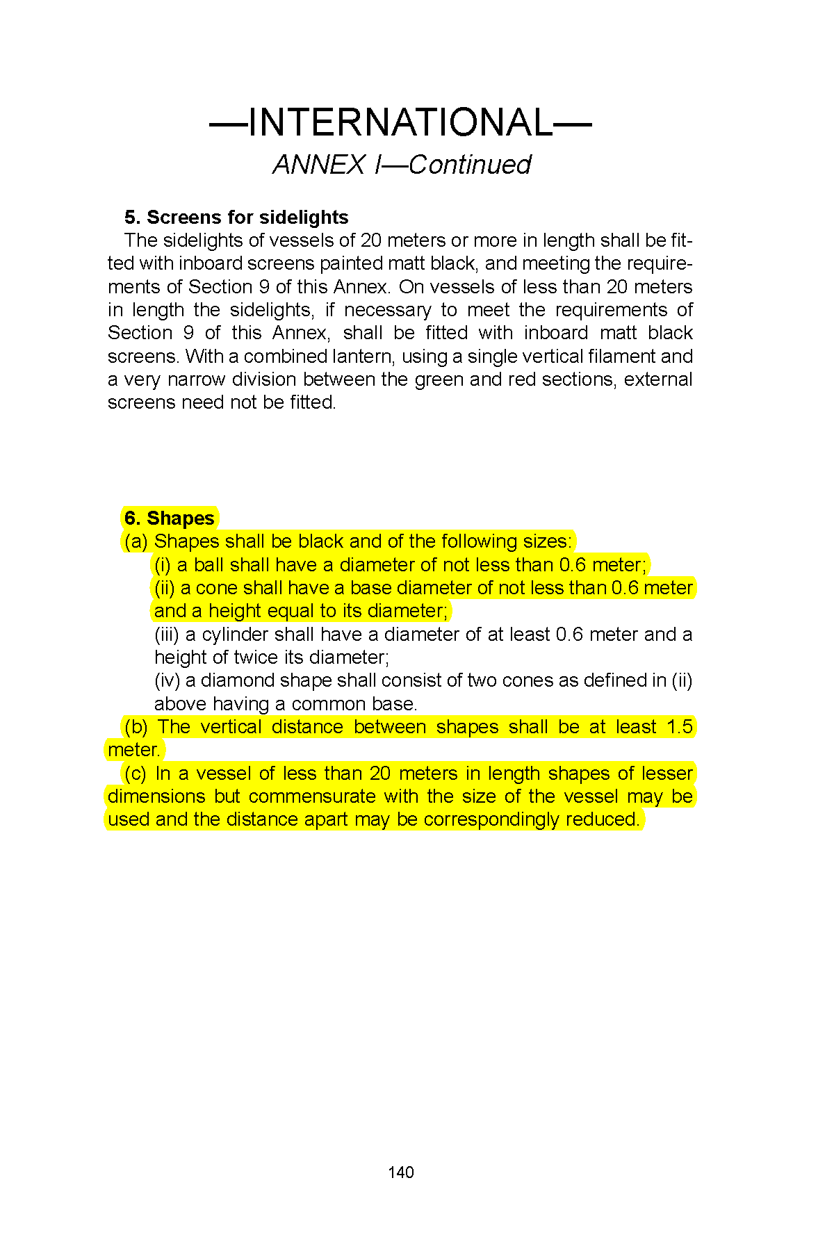 Image of applicable regulation