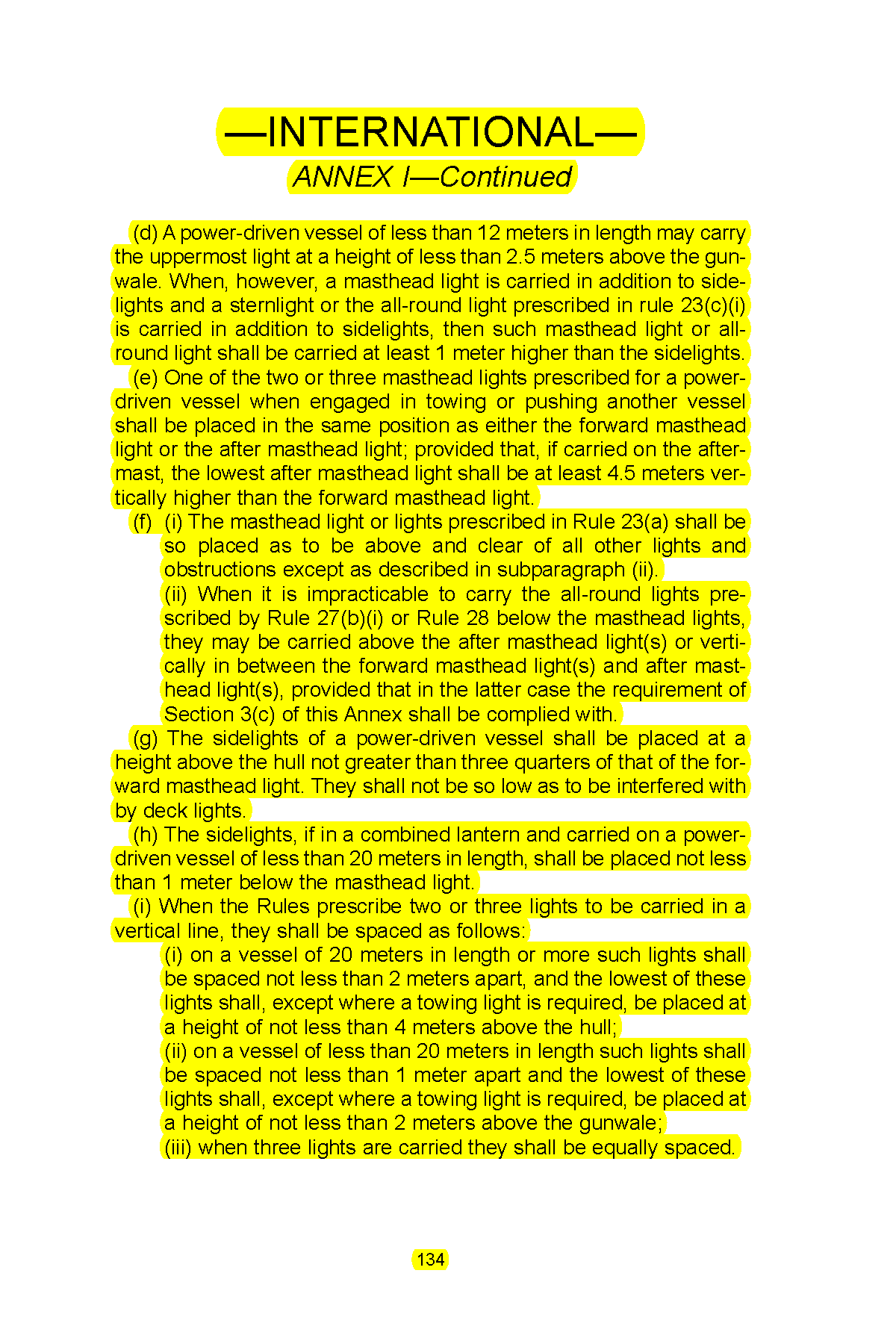 Image of applicable regulation