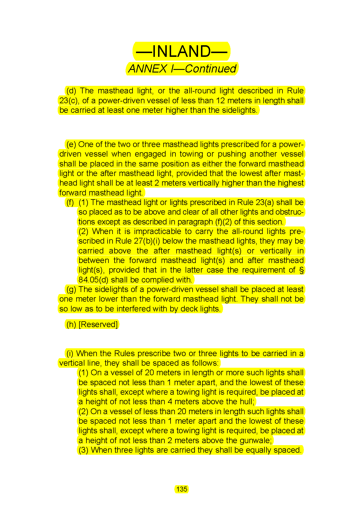 Image of applicable regulation