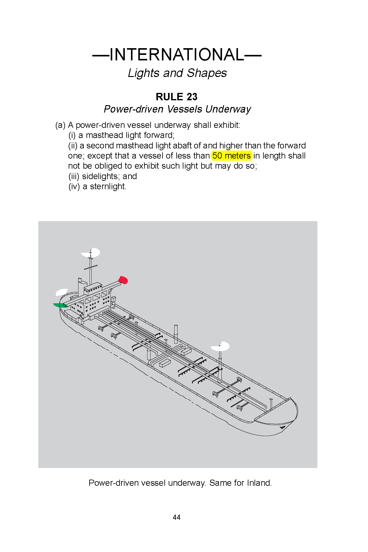 Image of applicable regulation