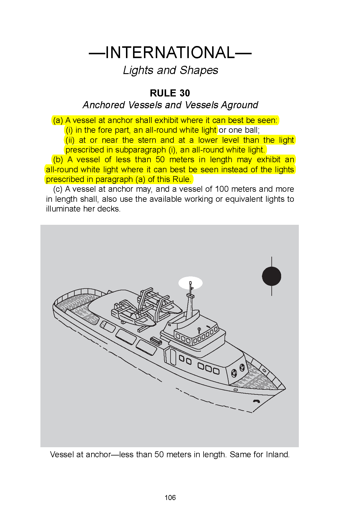 Image of applicable regulation