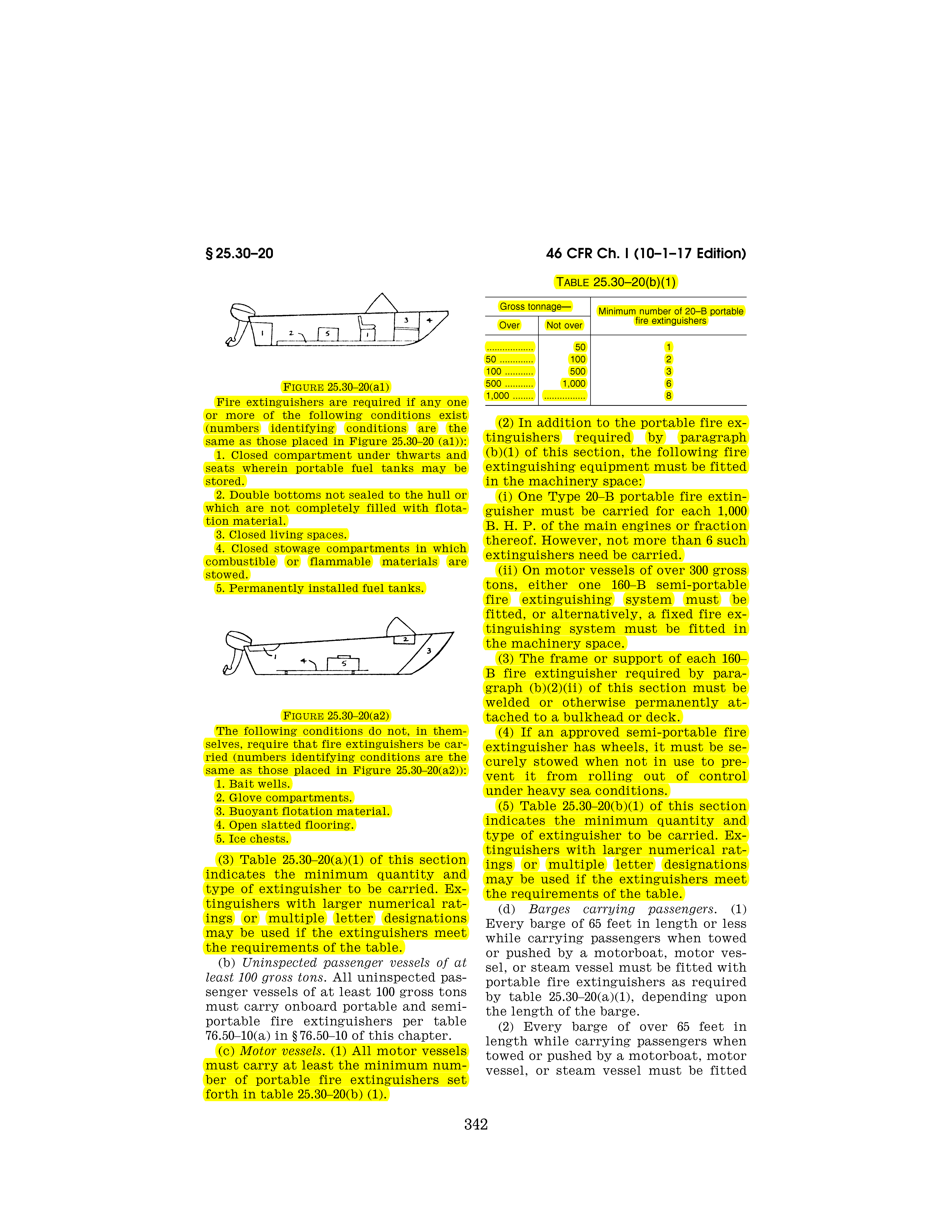 Image of applicable regulation