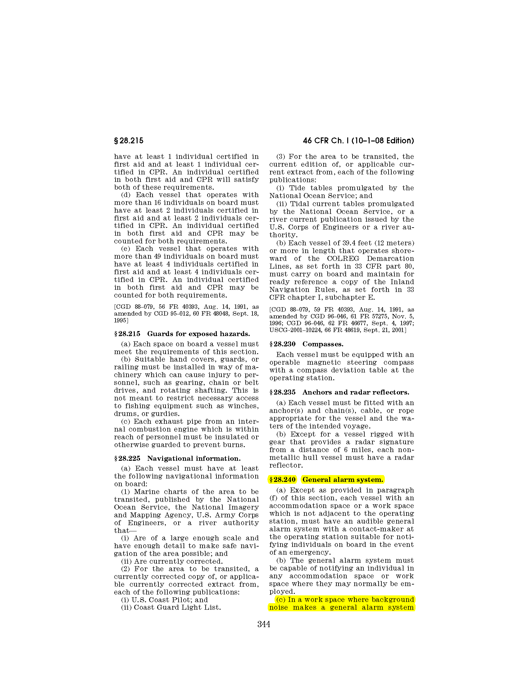 Image of applicable regulation