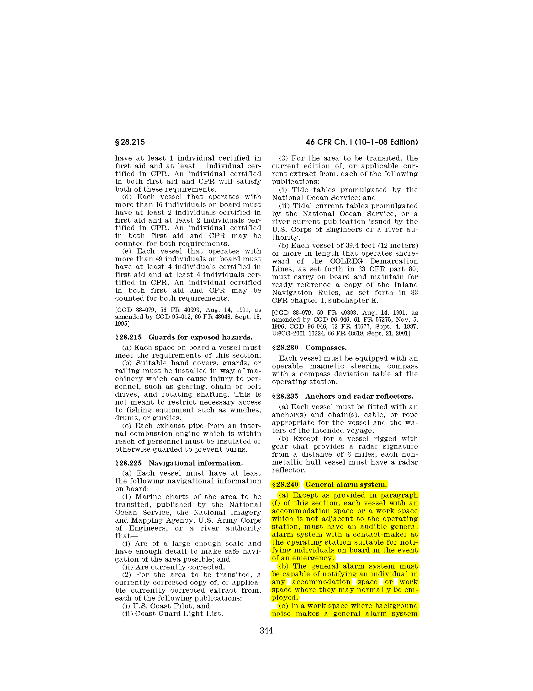 Image of applicable regulation