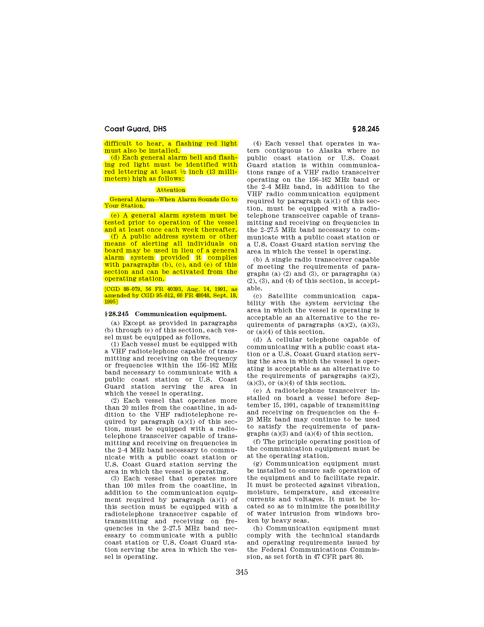 Image of applicable regulation