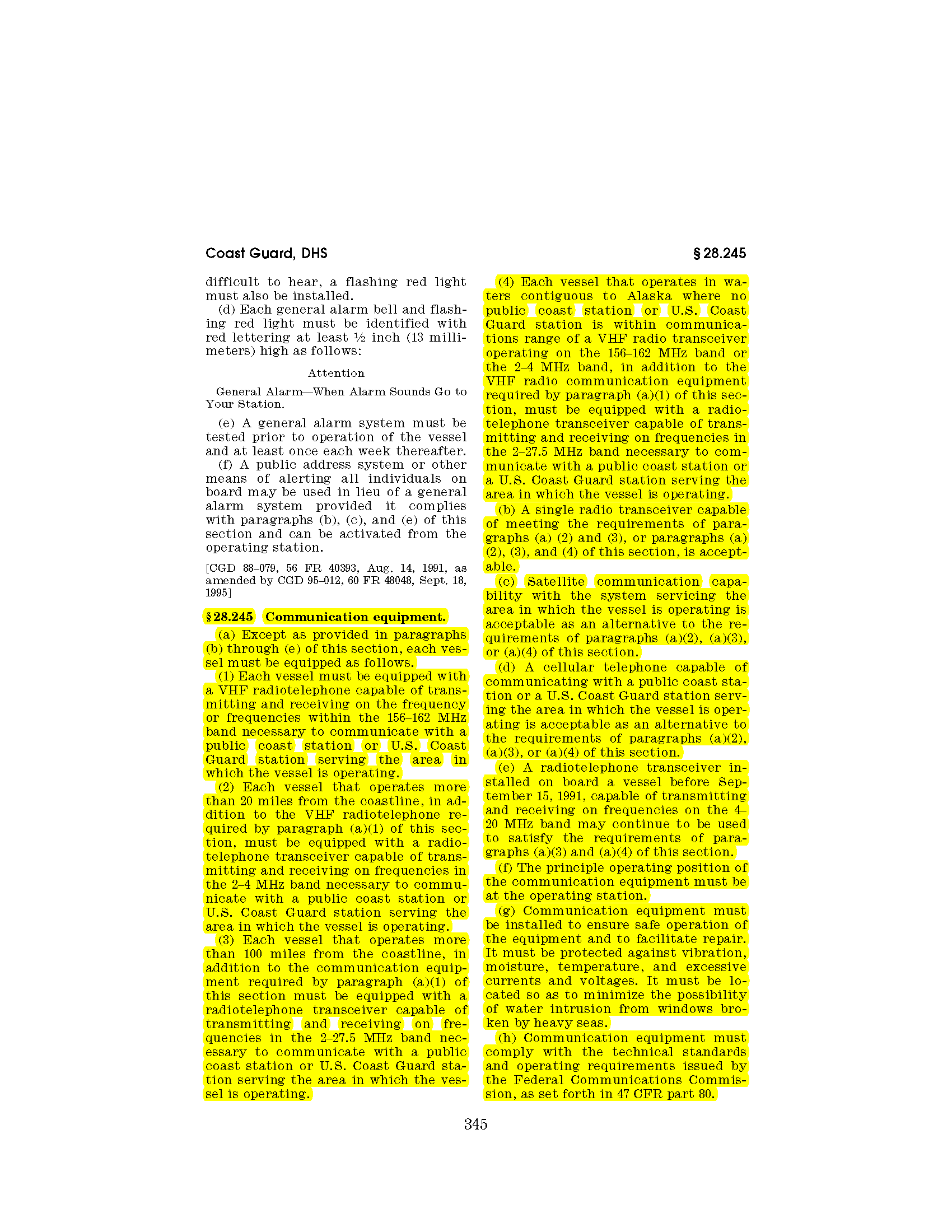 Image of applicable regulation