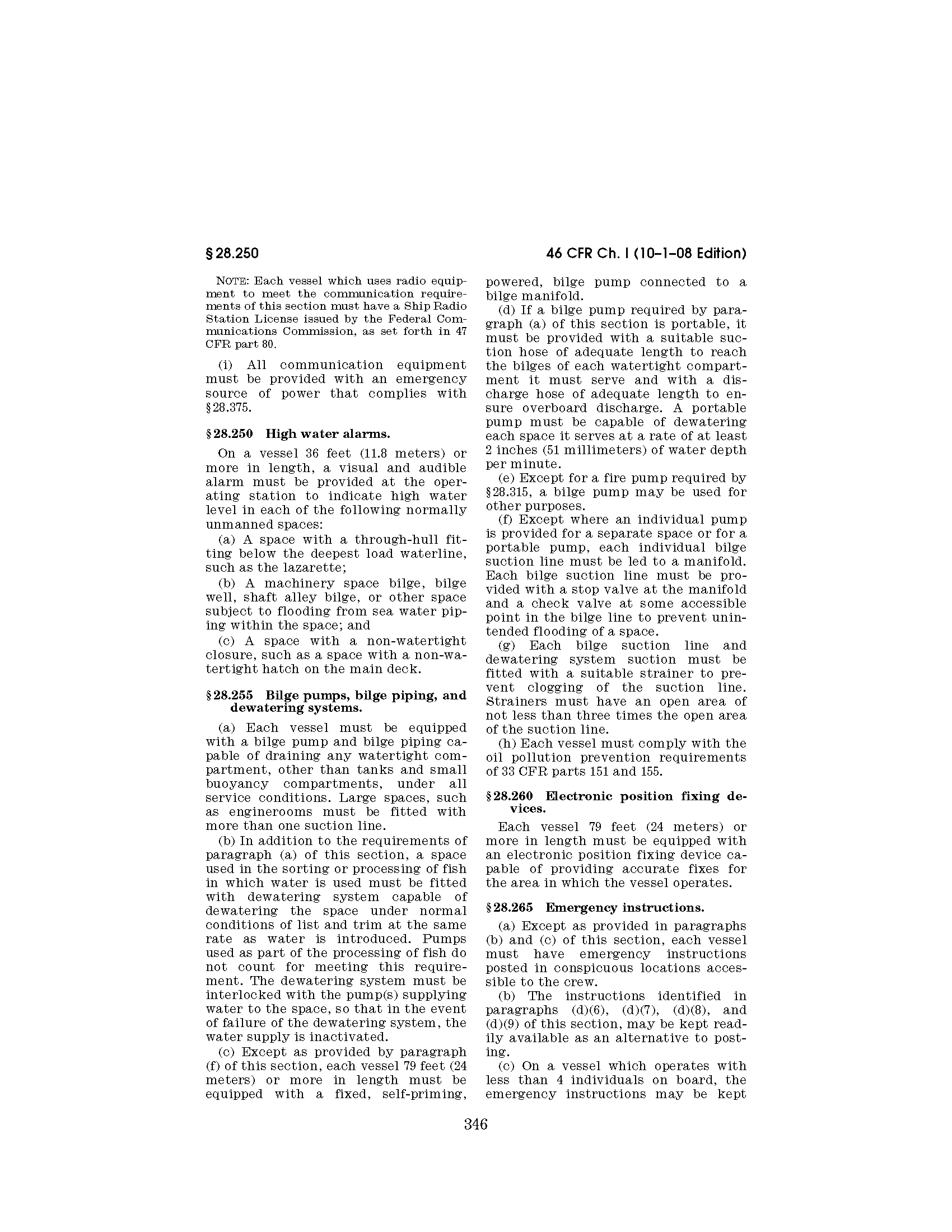 Image of applicable regulation