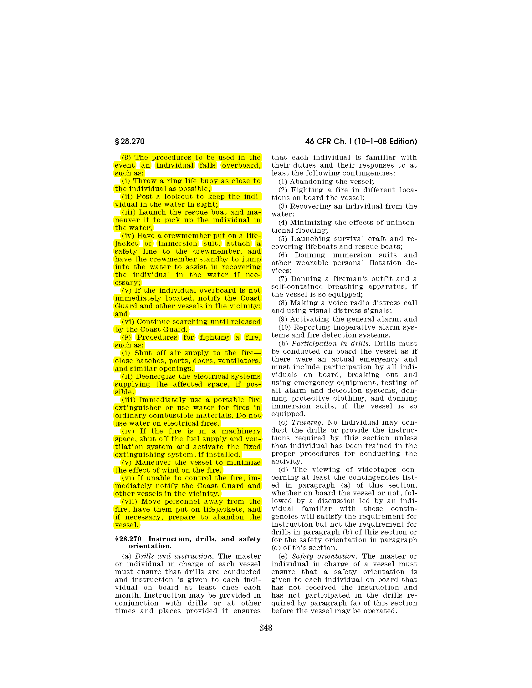 Image of applicable regulation