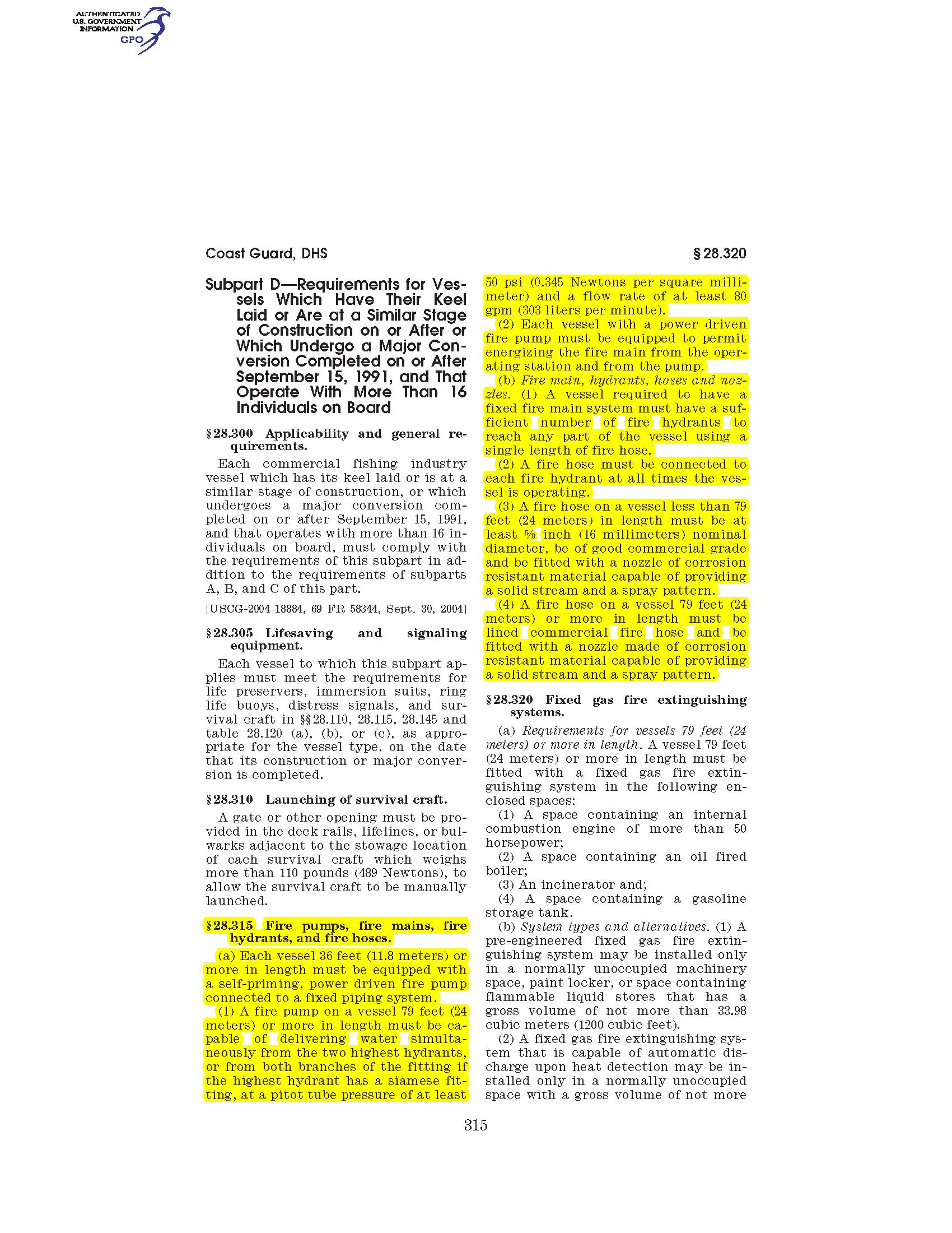 Image of applicable regulation