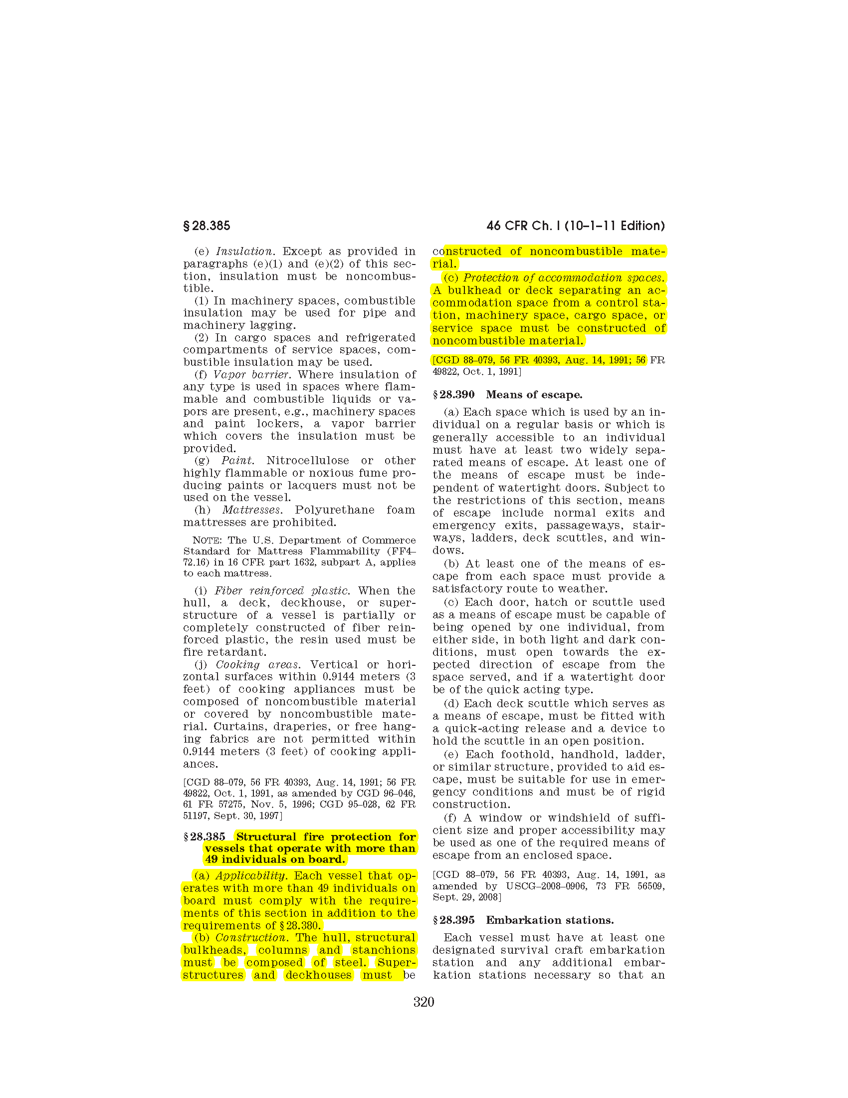 Image of applicable regulation