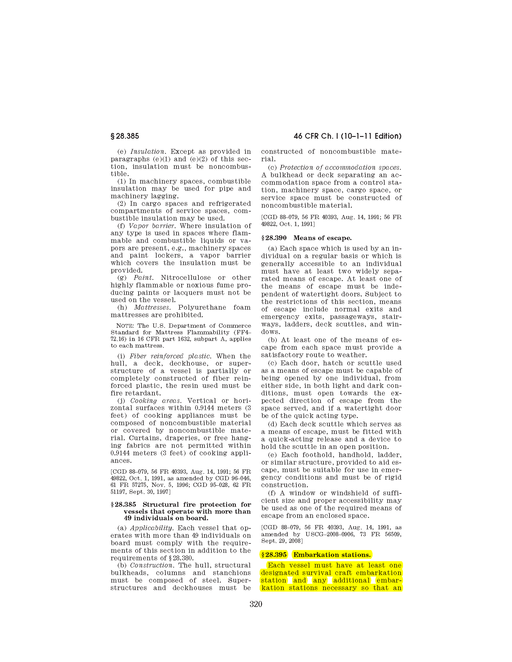 Image of applicable regulation