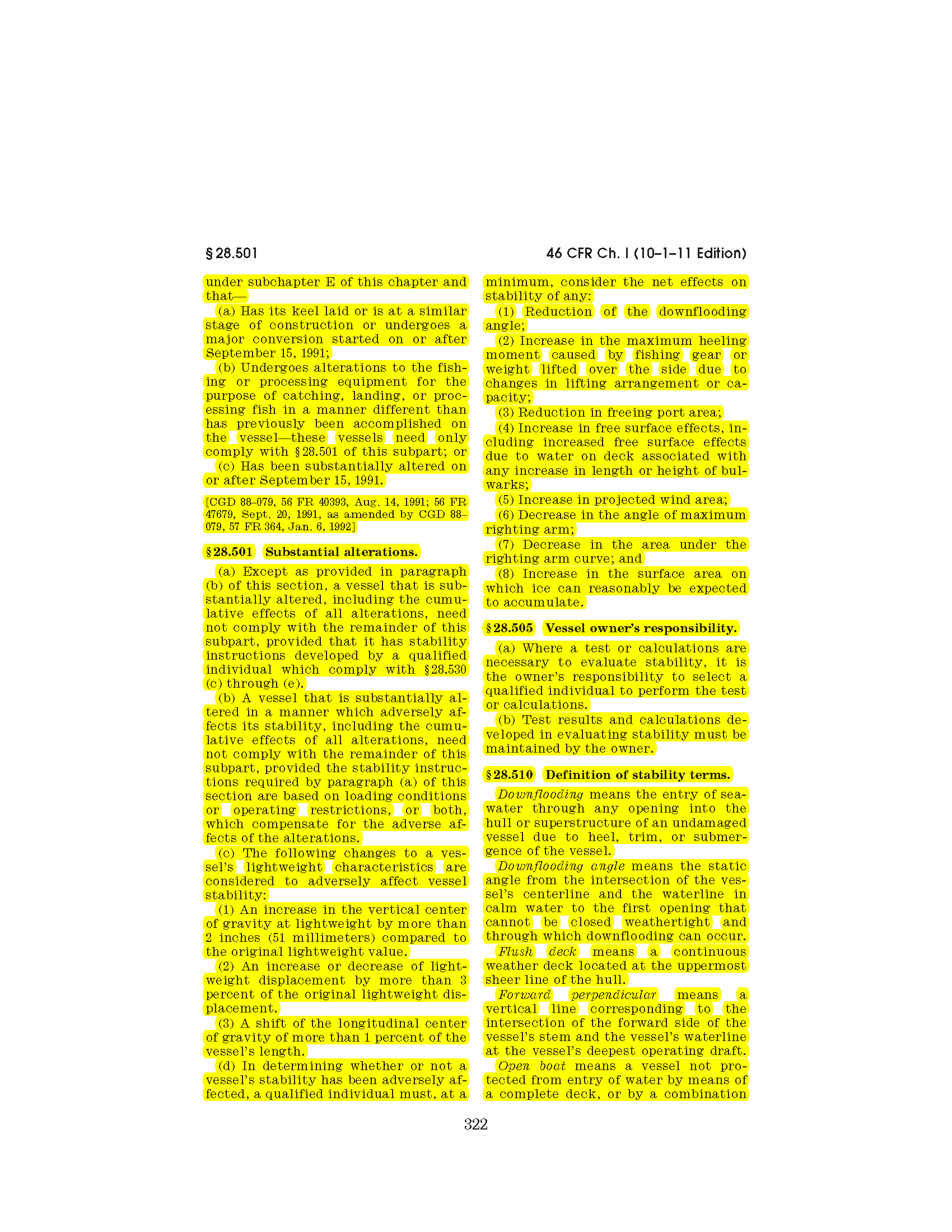 Image of applicable regulation