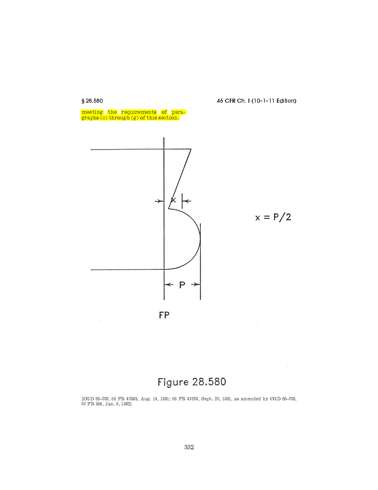 Image of applicable regulation