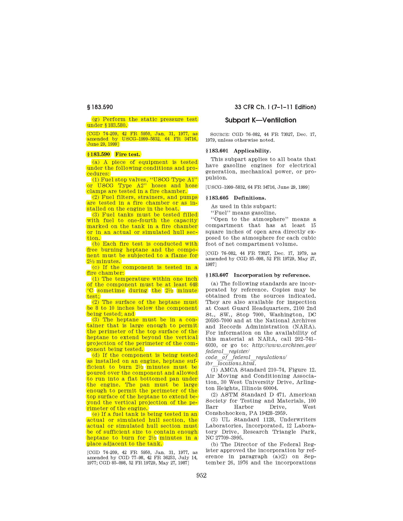 Image of applicable regulation