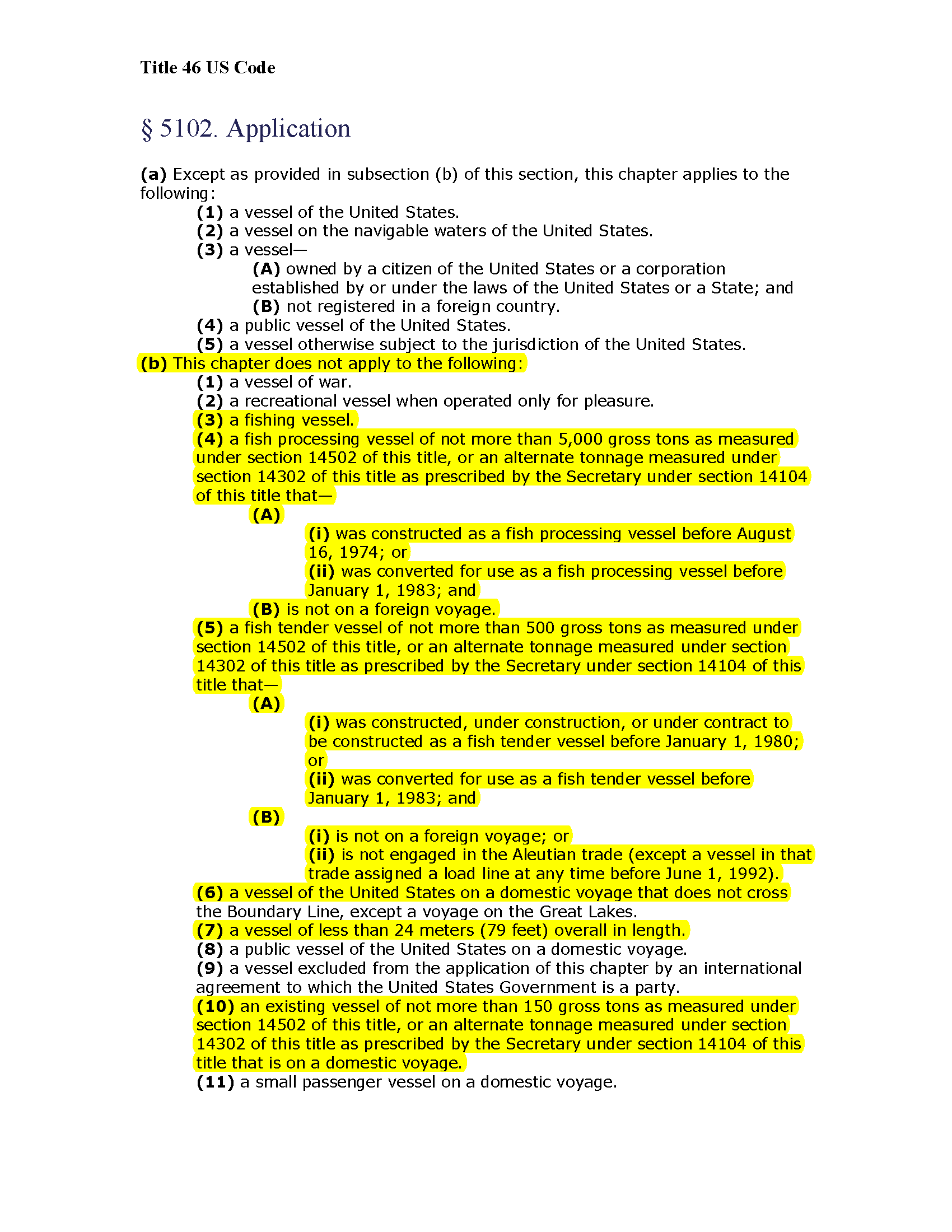 Image of applicable regulation