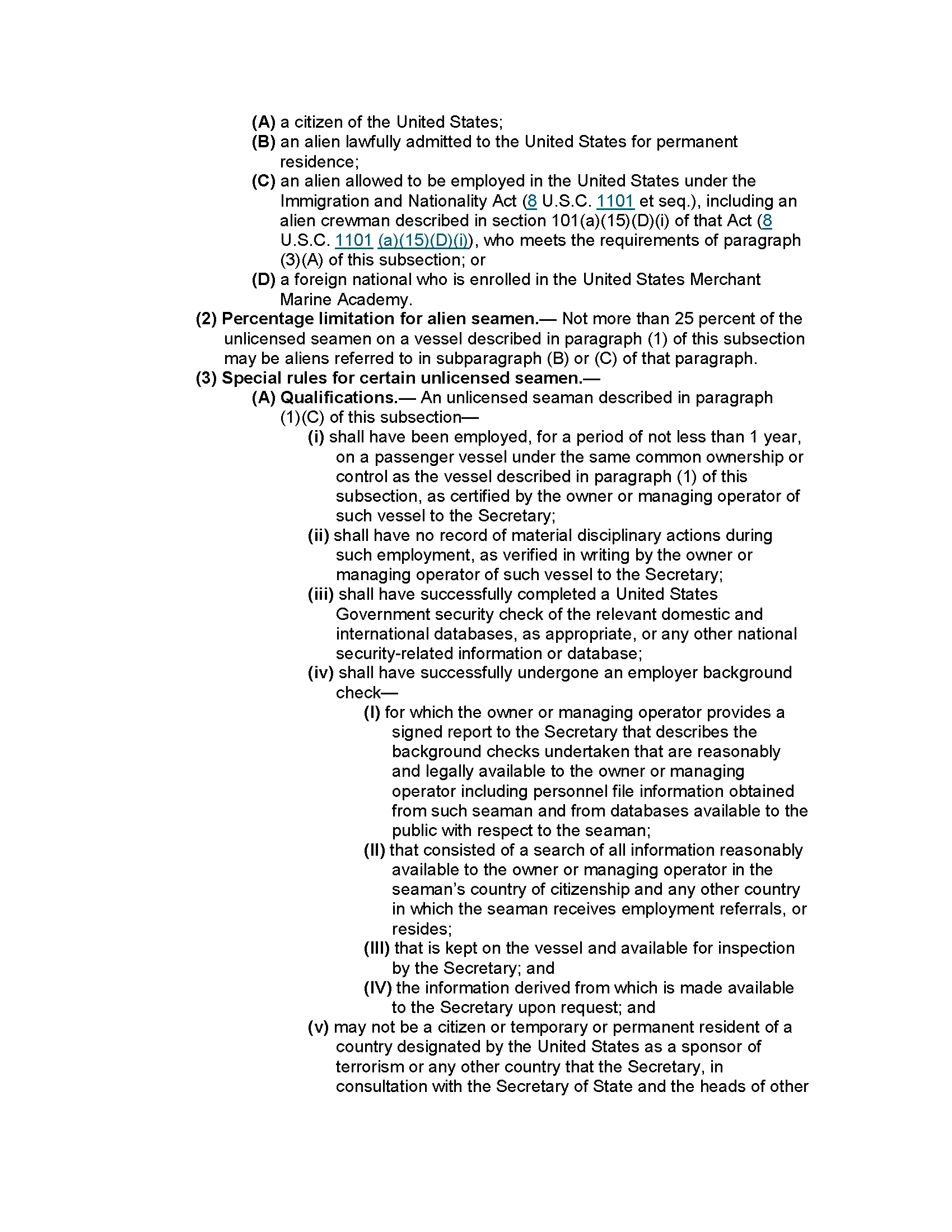 Image of applicable regulation