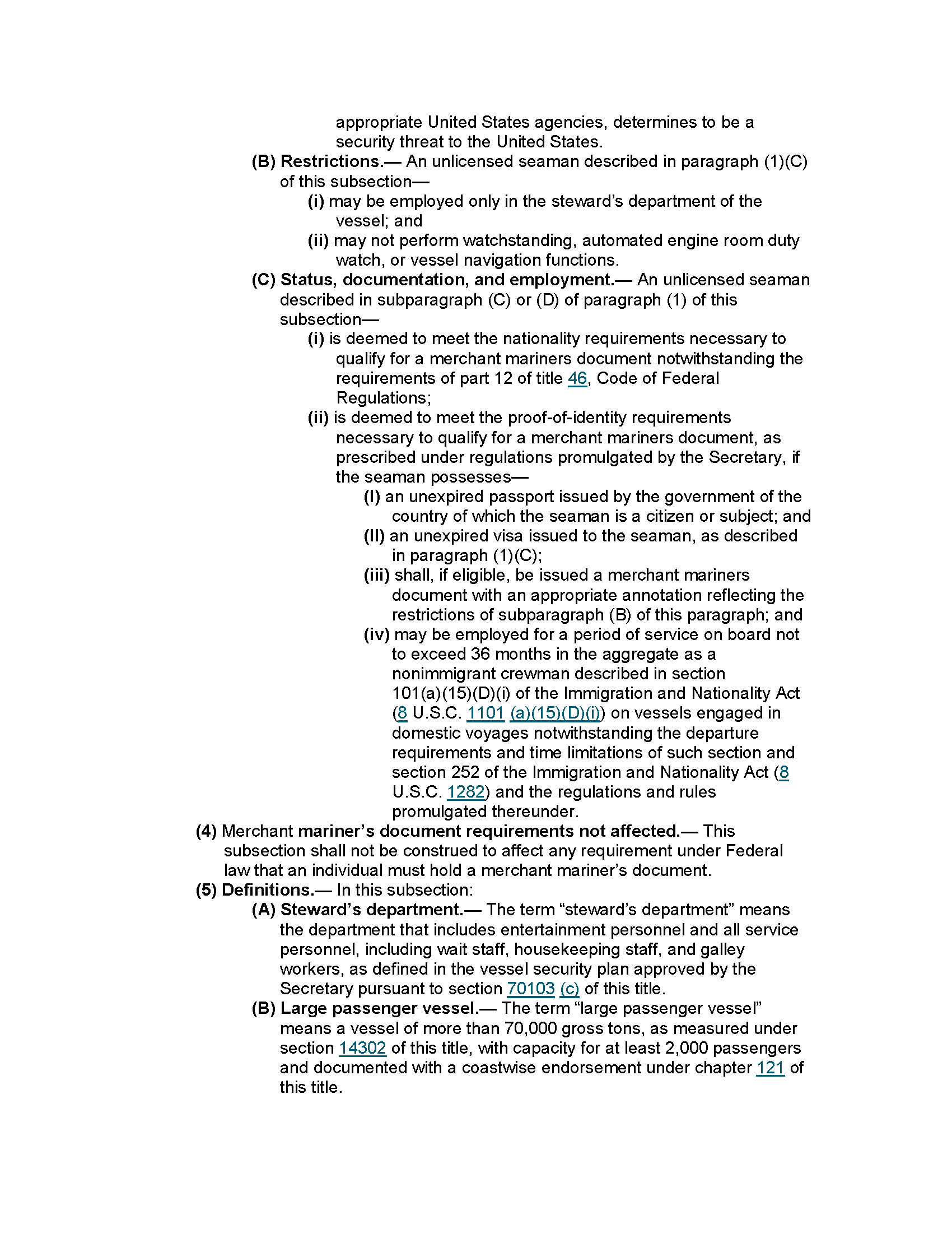 Image of applicable regulation
