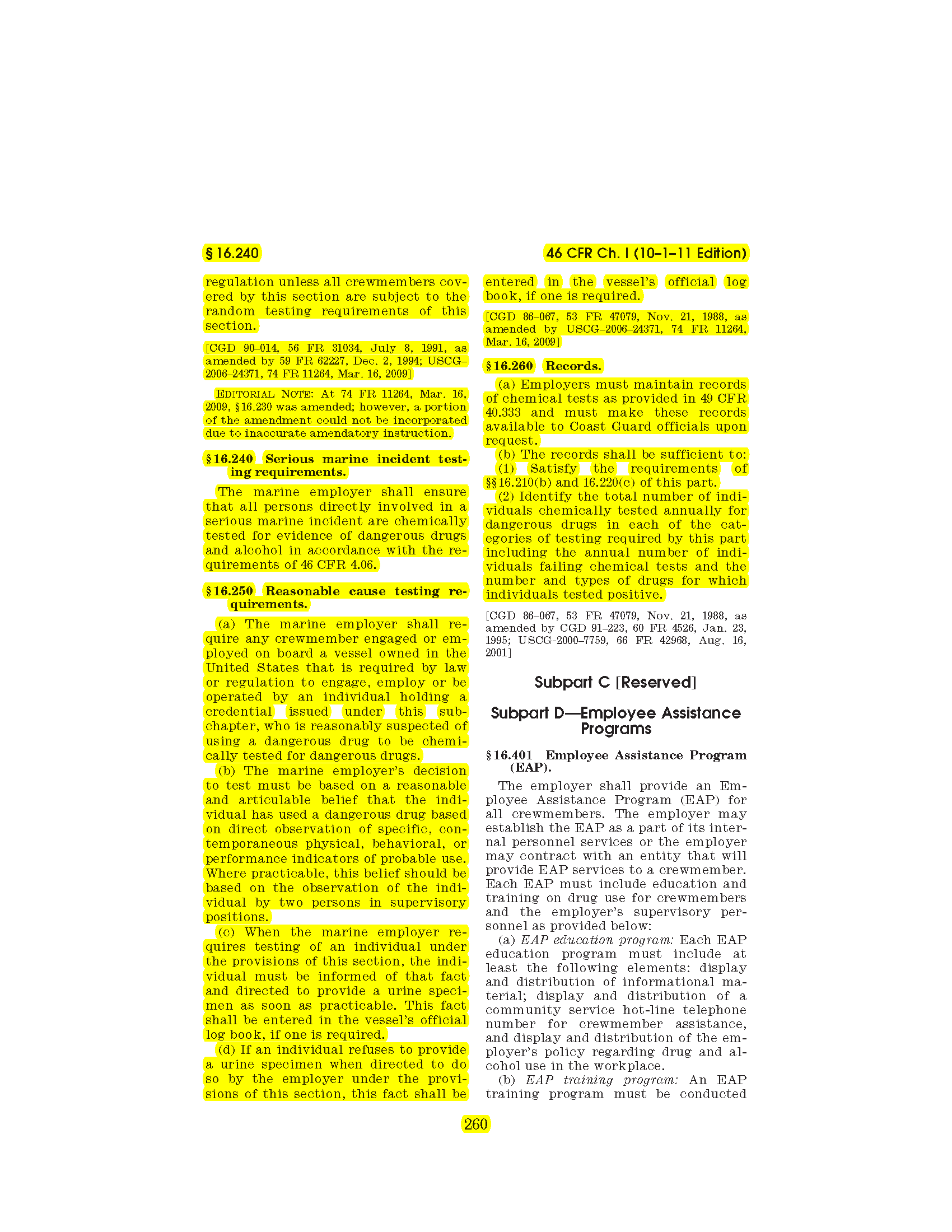 Image of applicable regulation