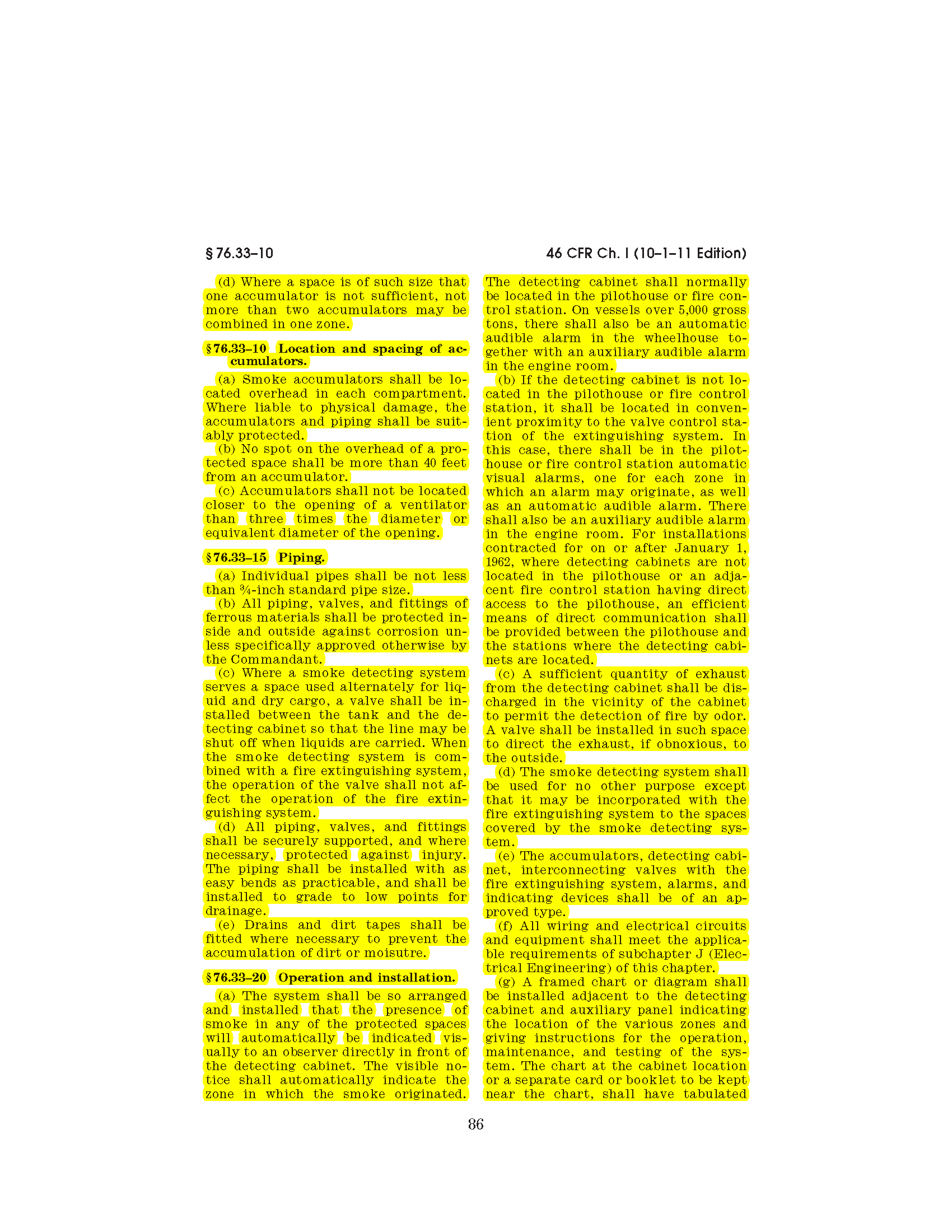 Image of applicable regulation