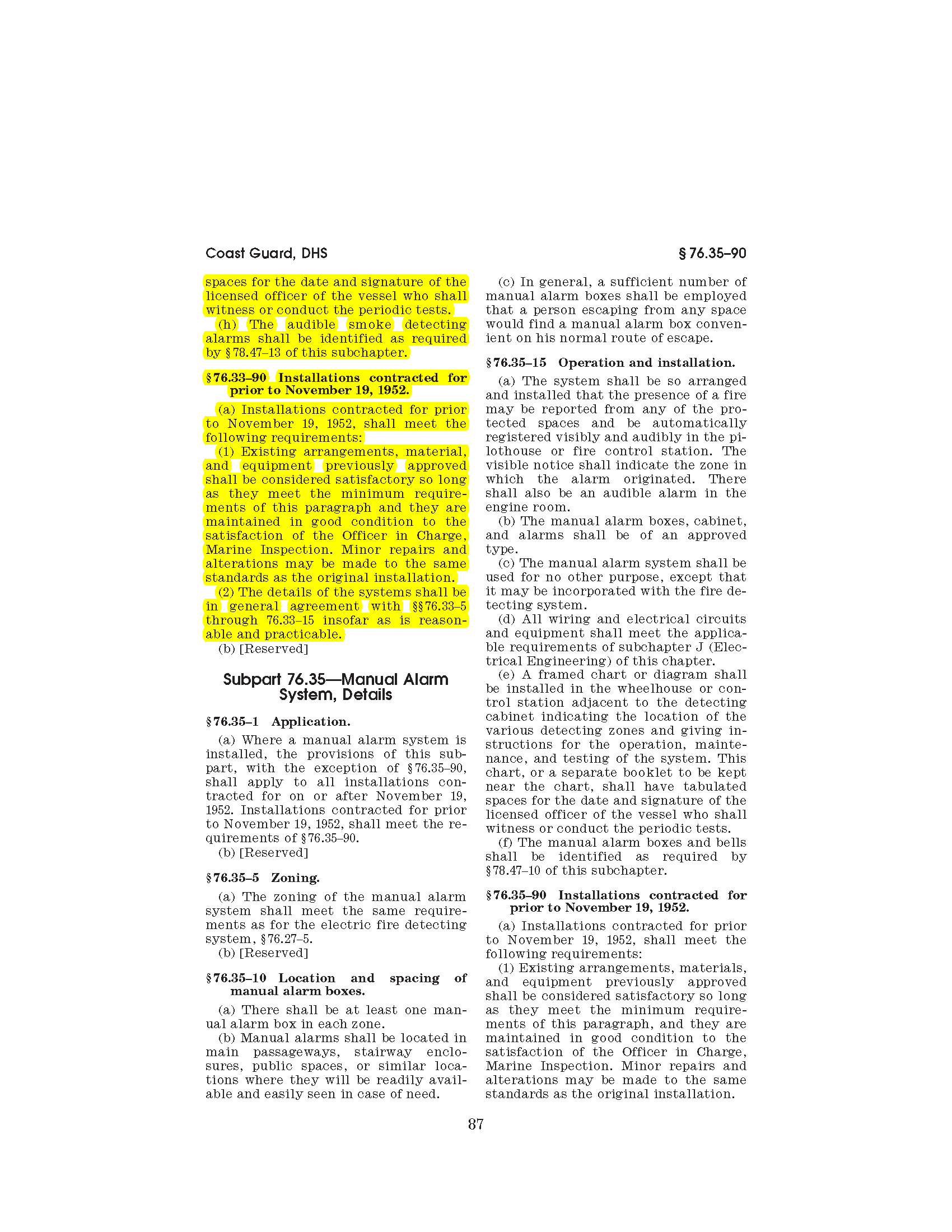 Image of applicable regulation