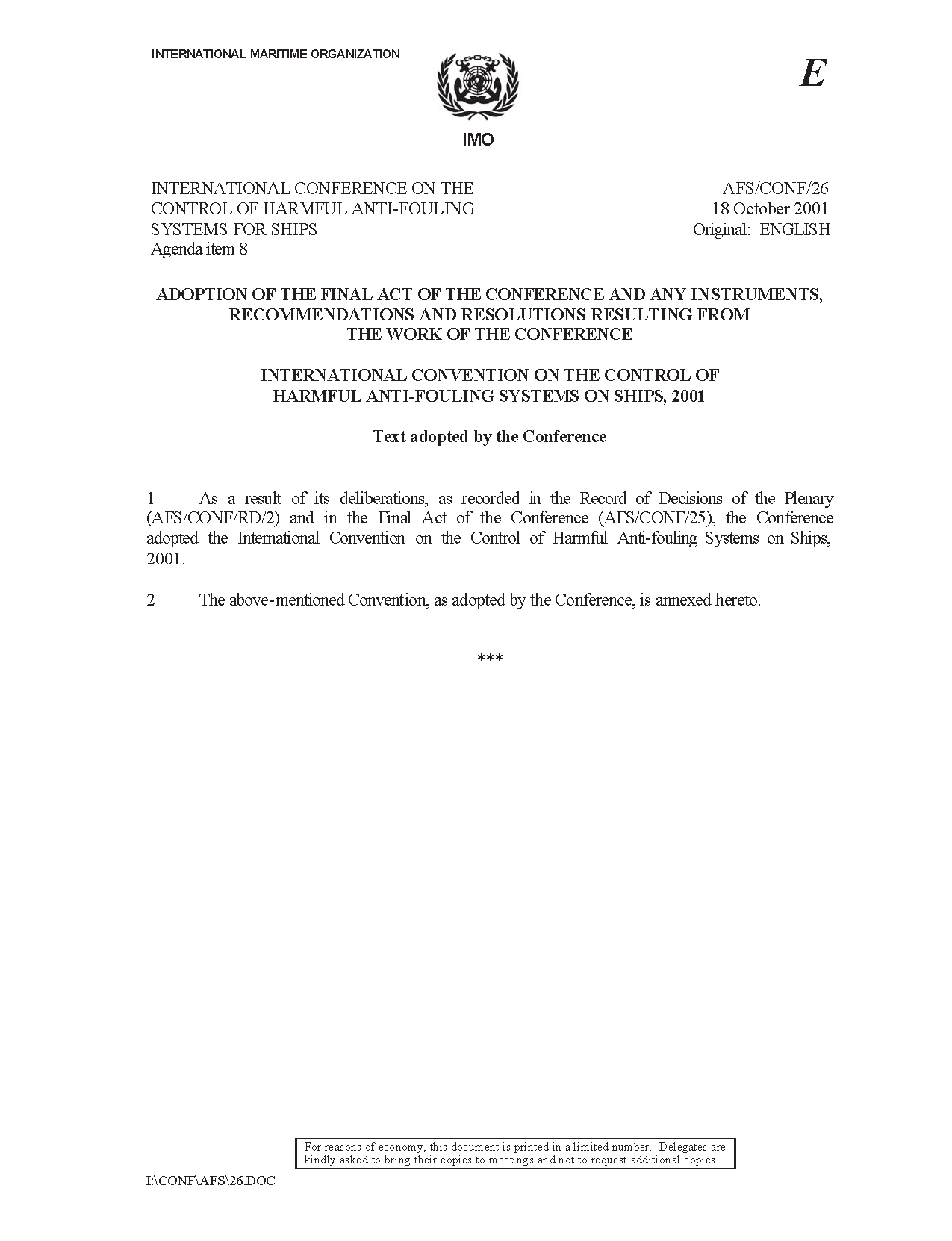 Image of applicable regulation