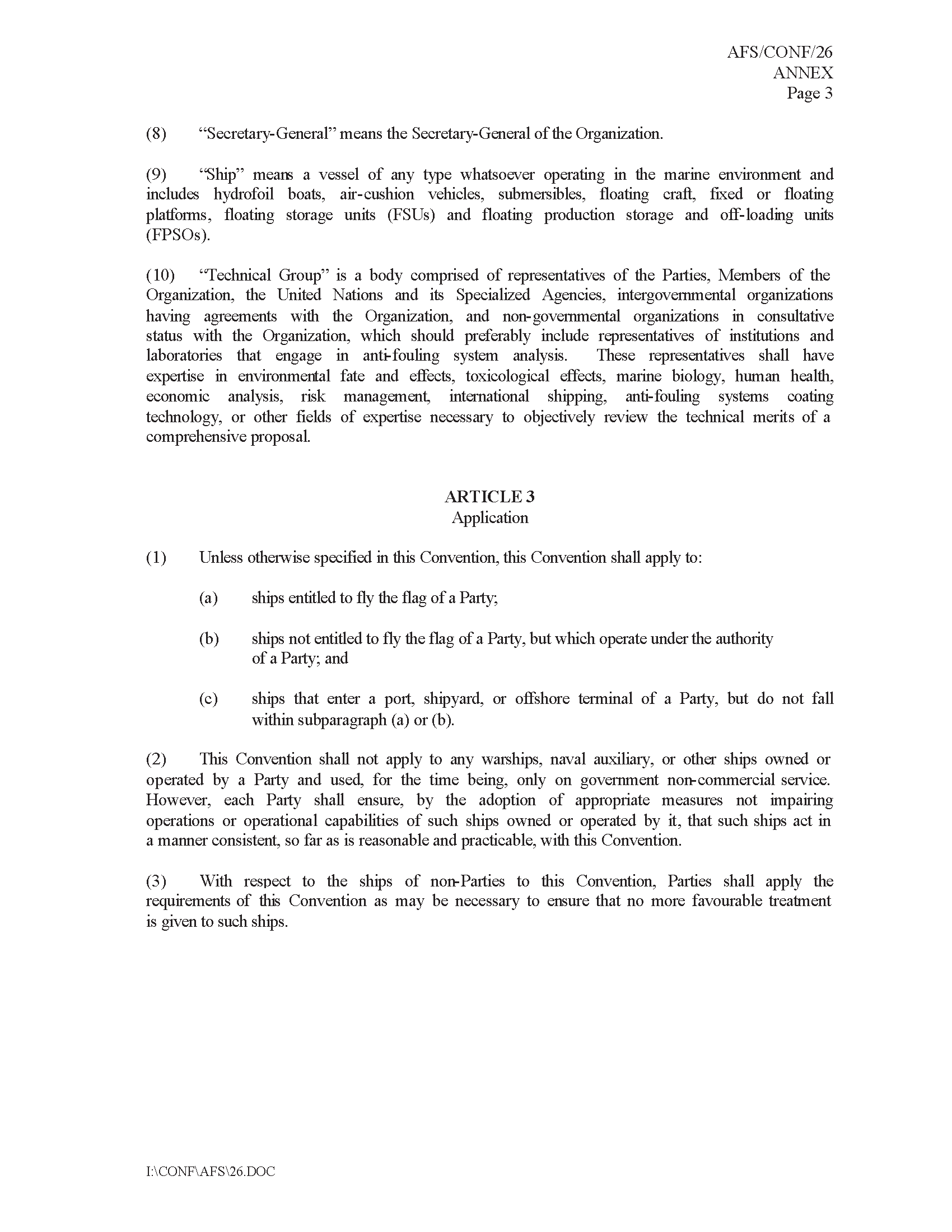 Image of applicable regulation