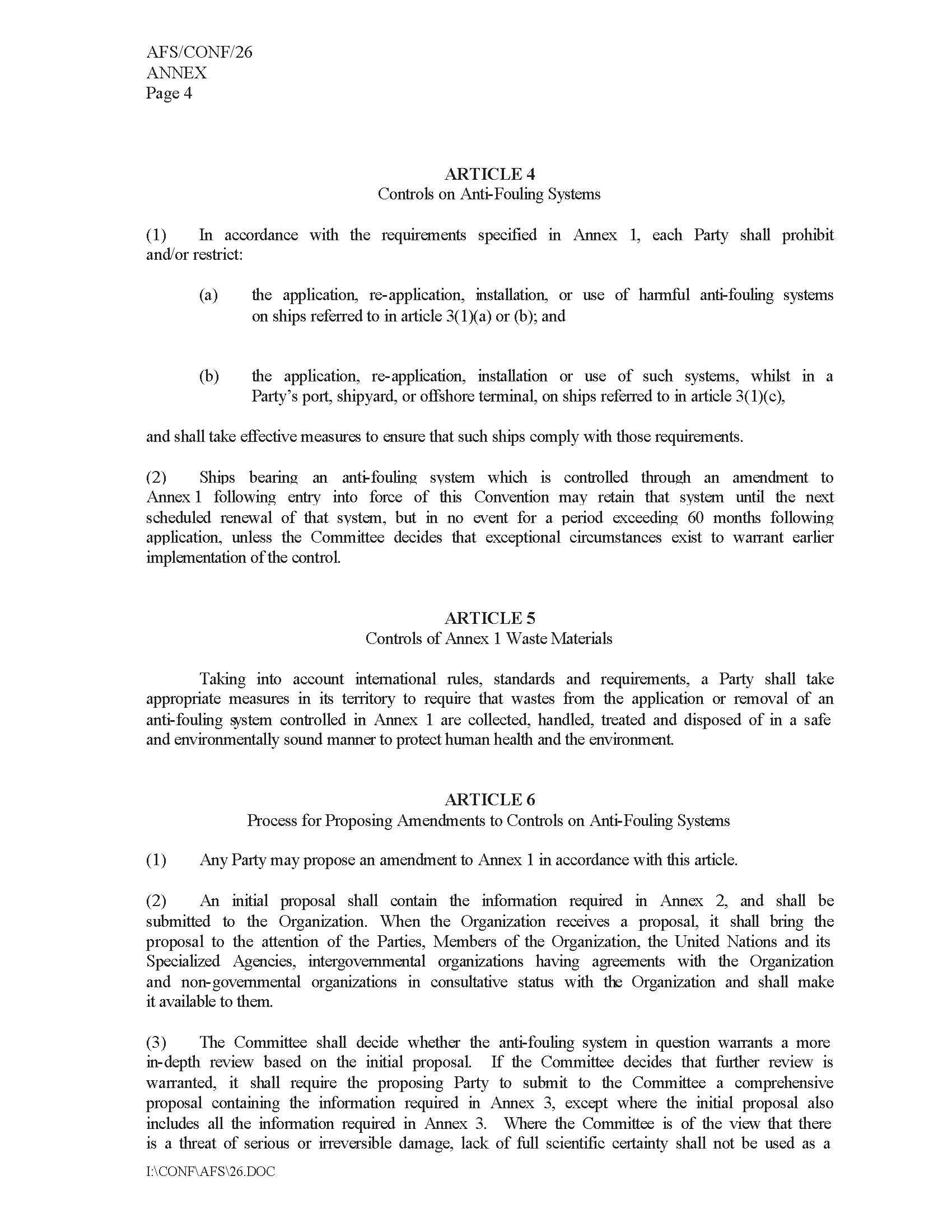 Image of applicable regulation