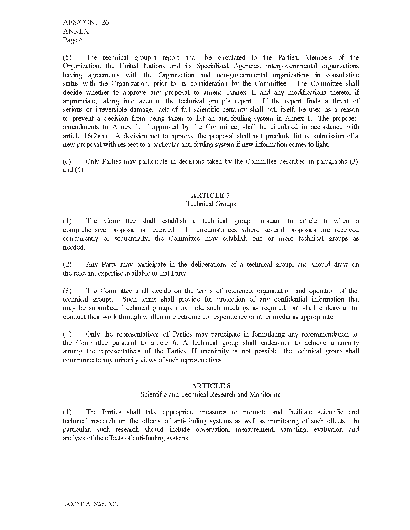 Image of applicable regulation