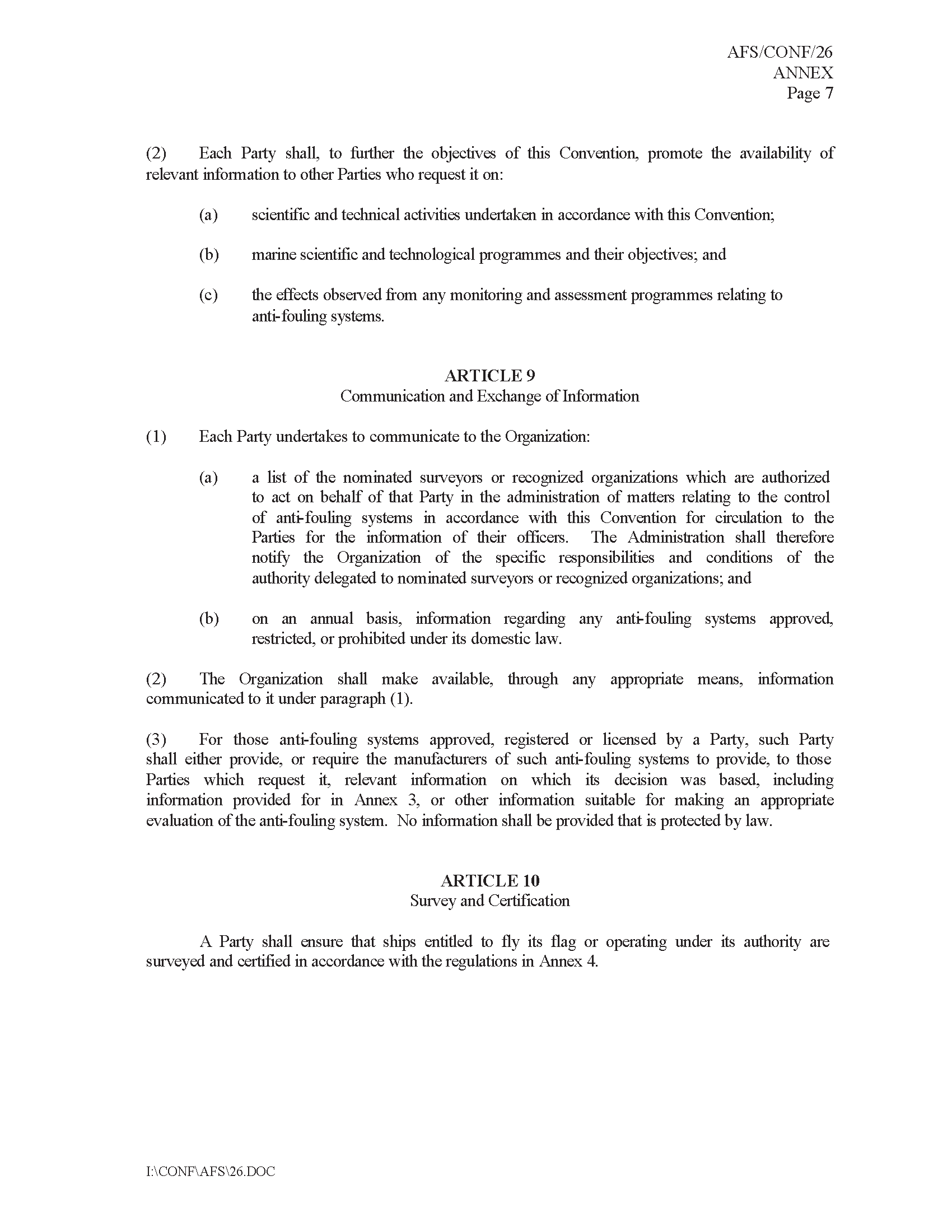 Image of applicable regulation