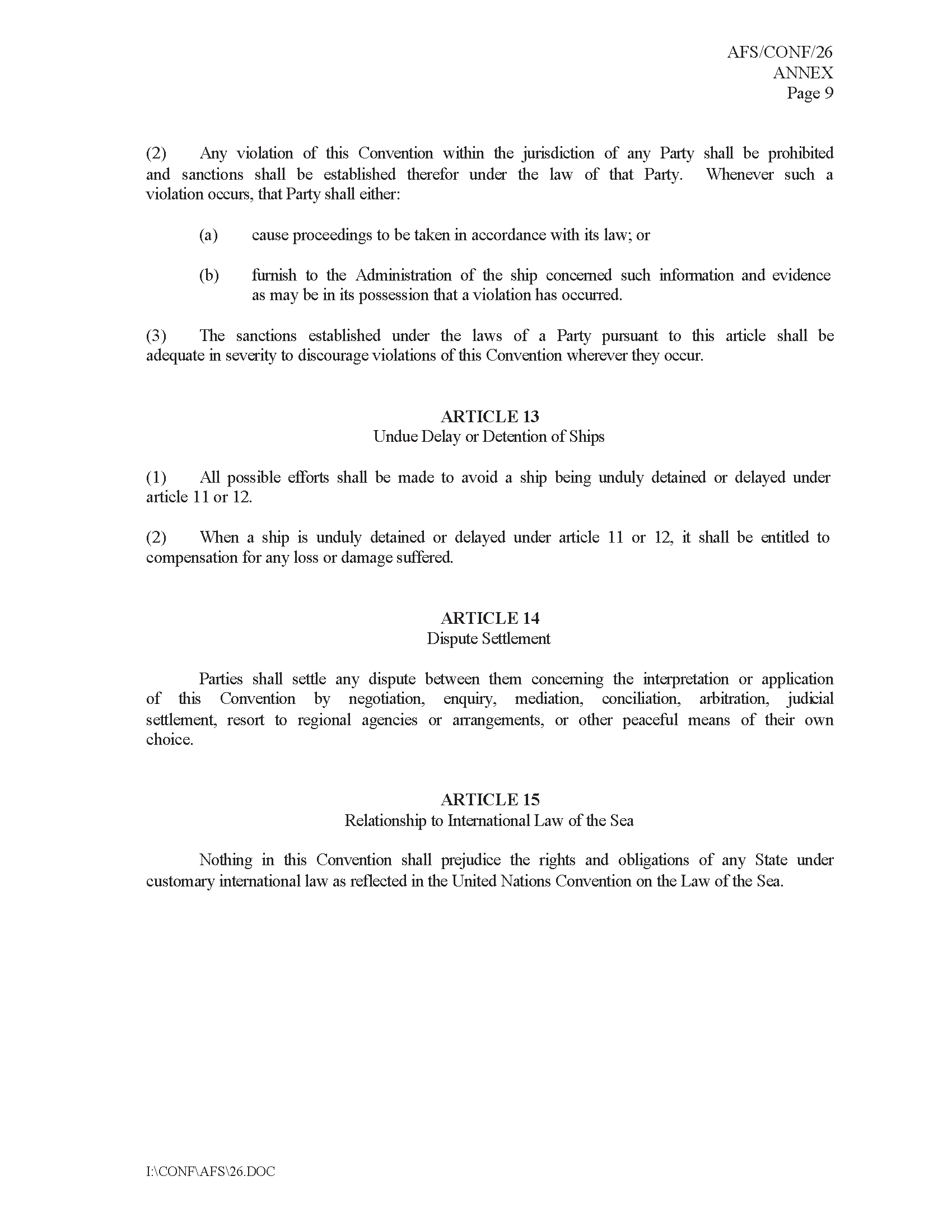 Image of applicable regulation