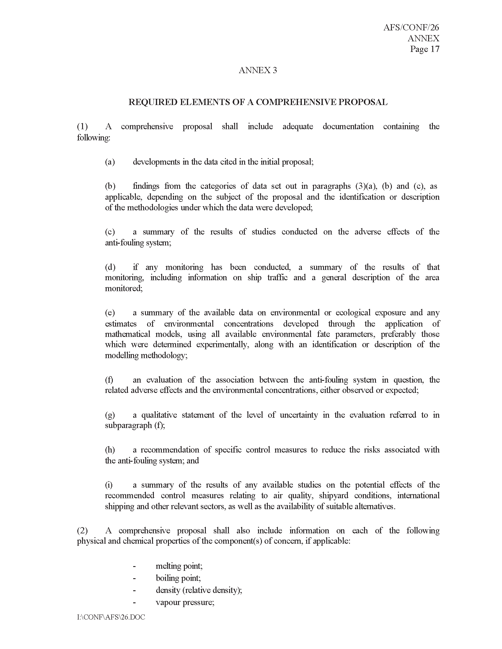 Image of applicable regulation