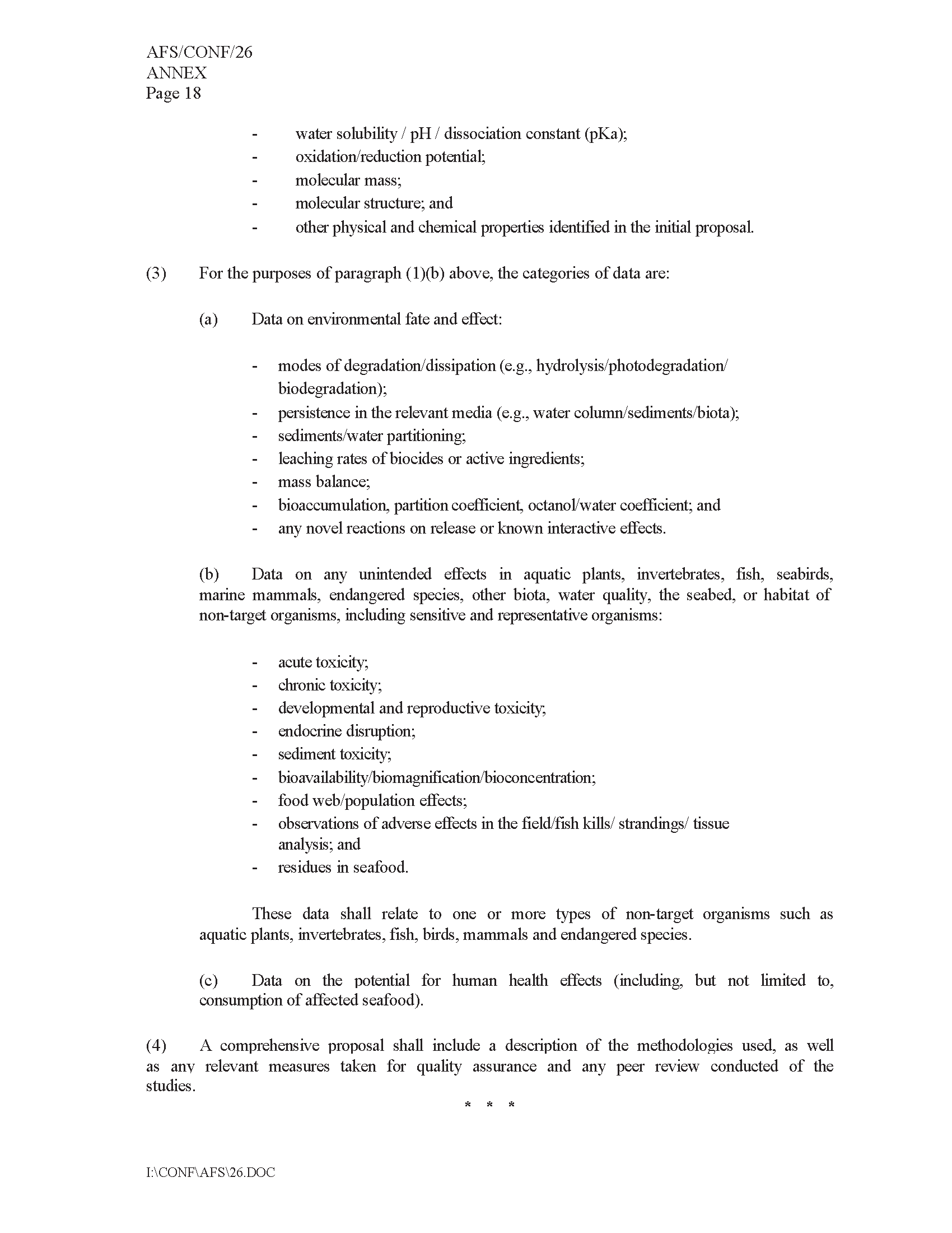 Image of applicable regulation