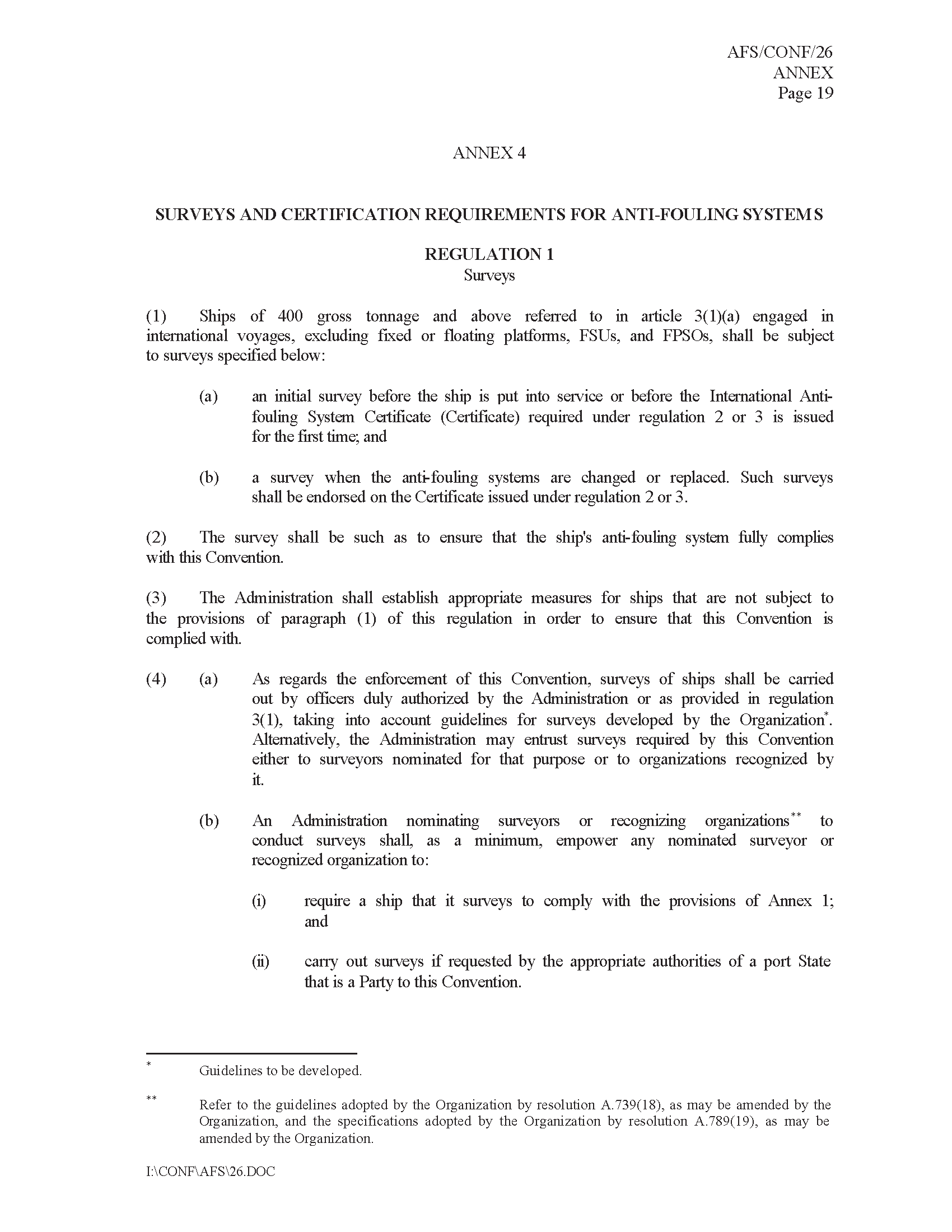 Image of applicable regulation