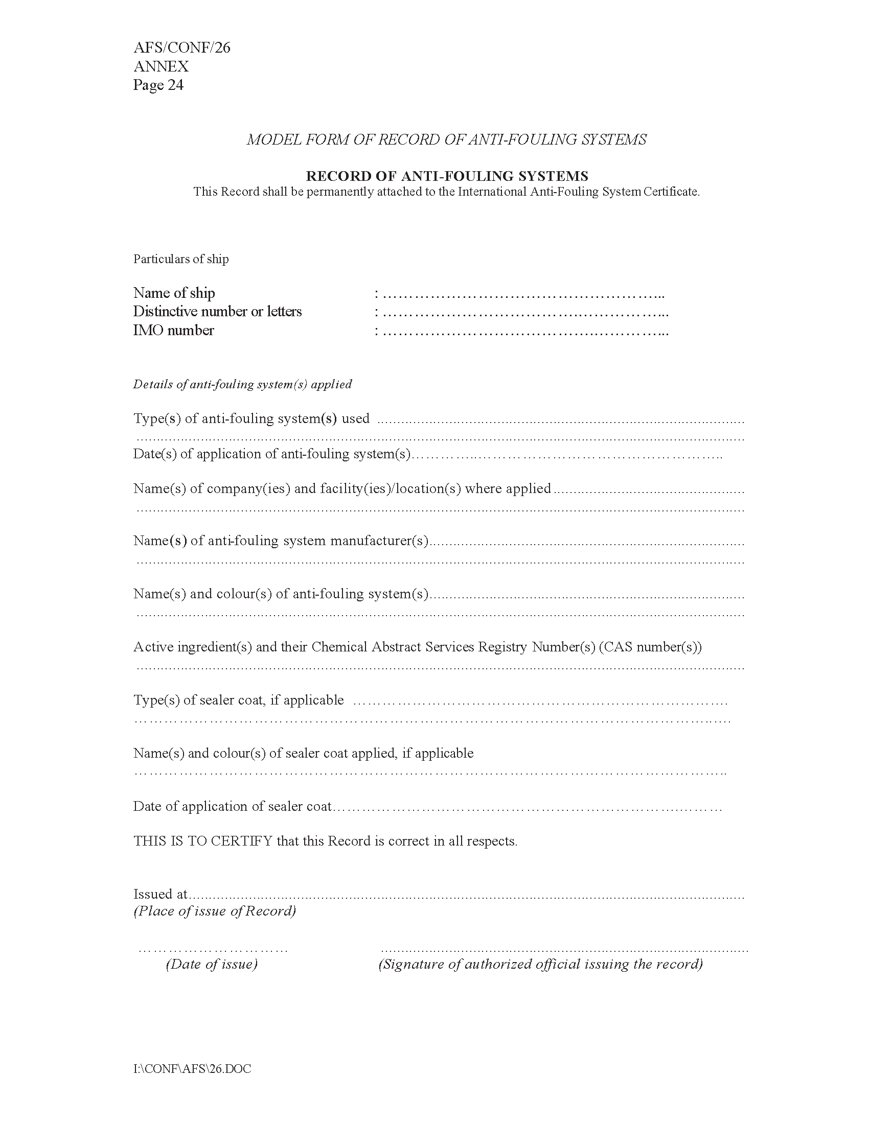 Image of applicable regulation