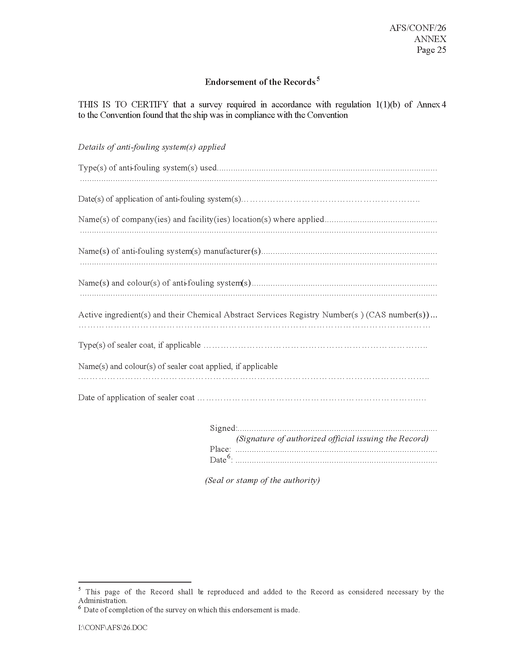 Image of applicable regulation