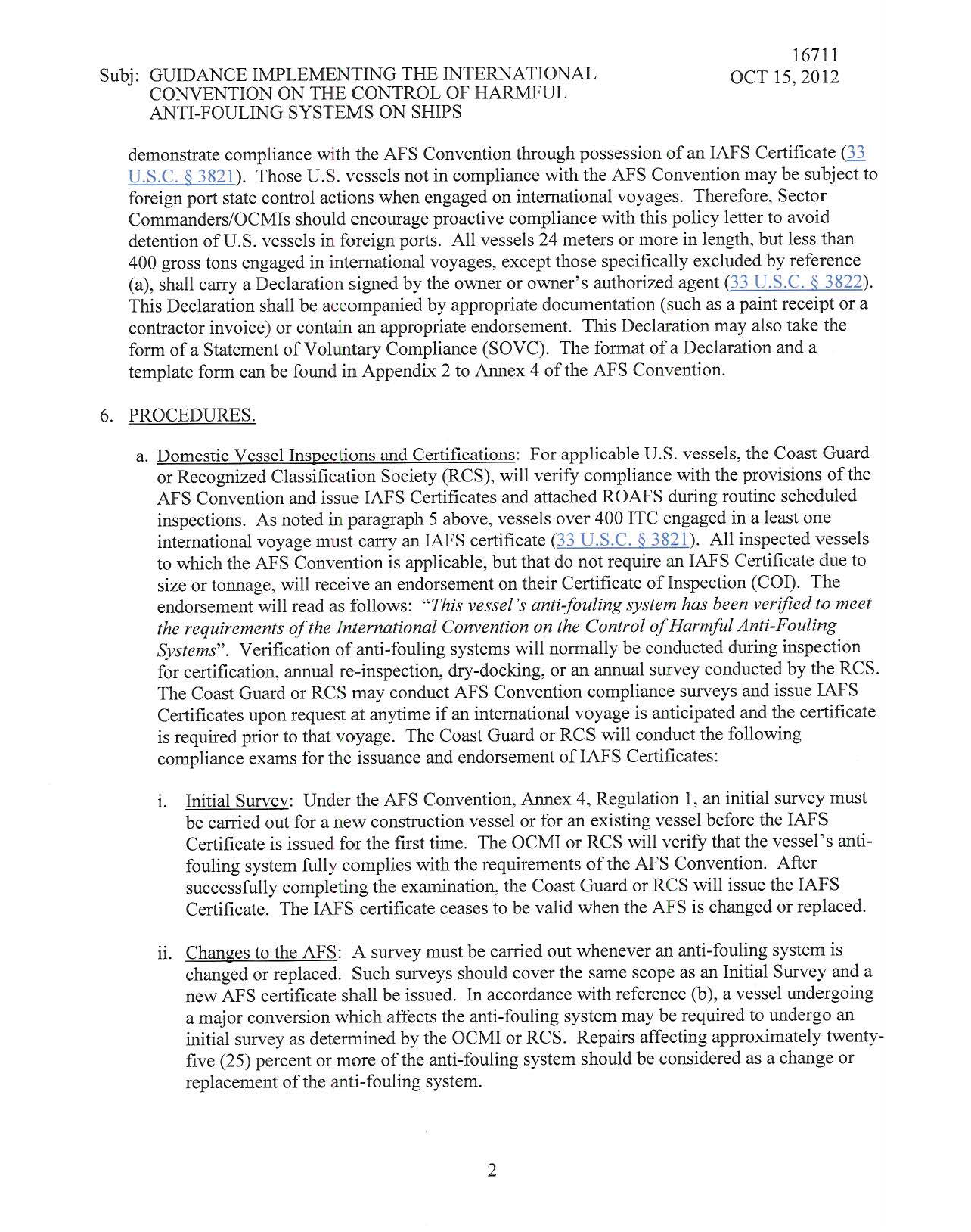 Image of applicable regulation