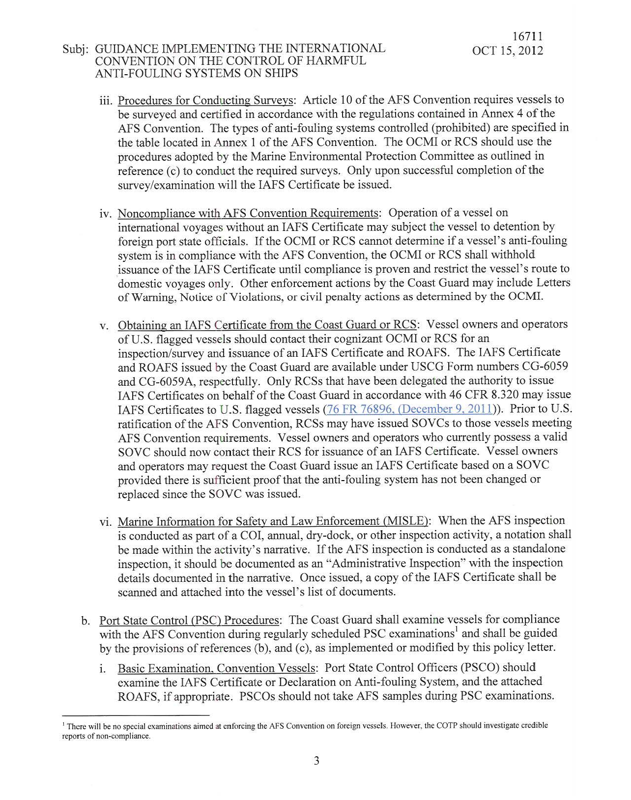 Image of applicable regulation