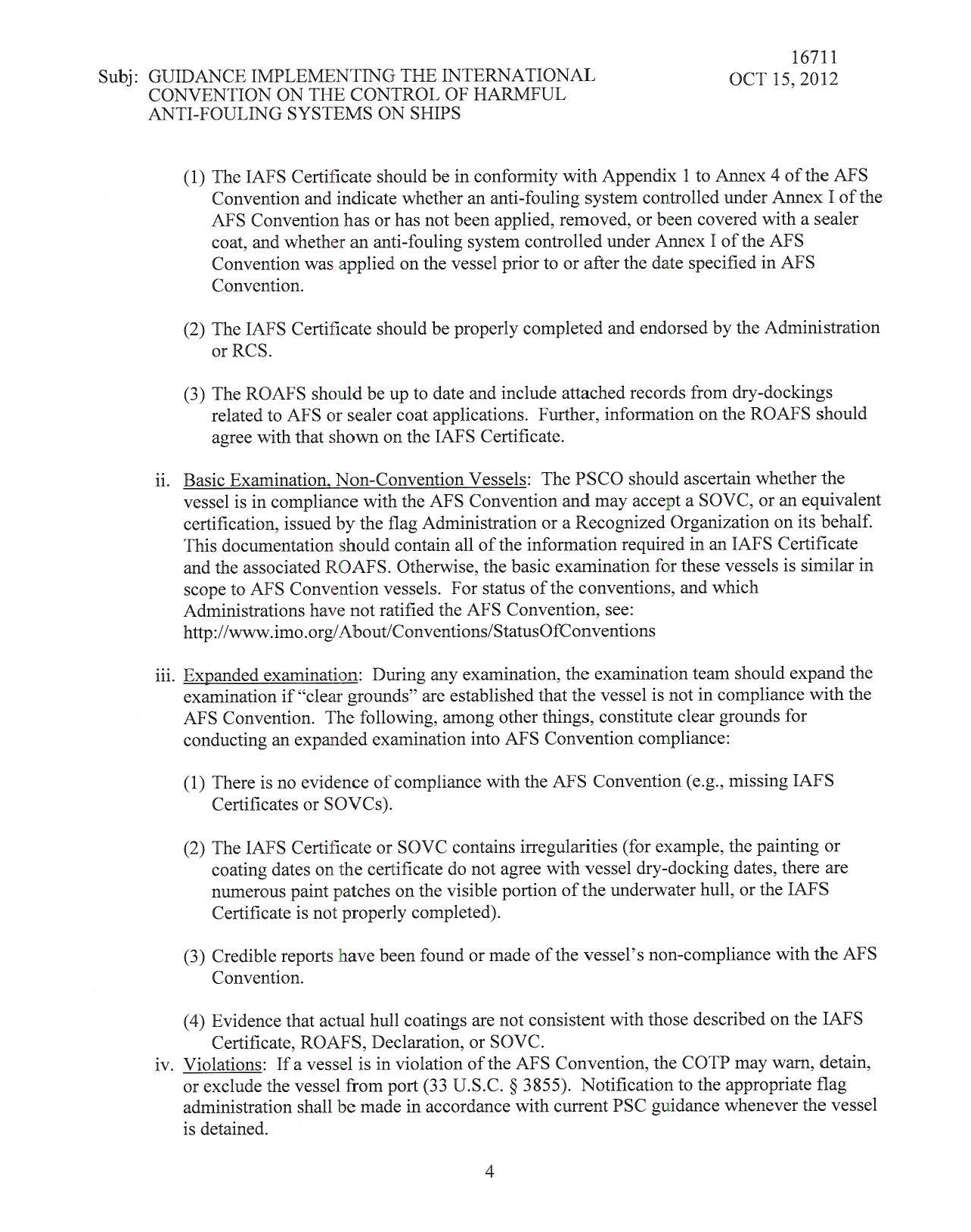 Image of applicable regulation