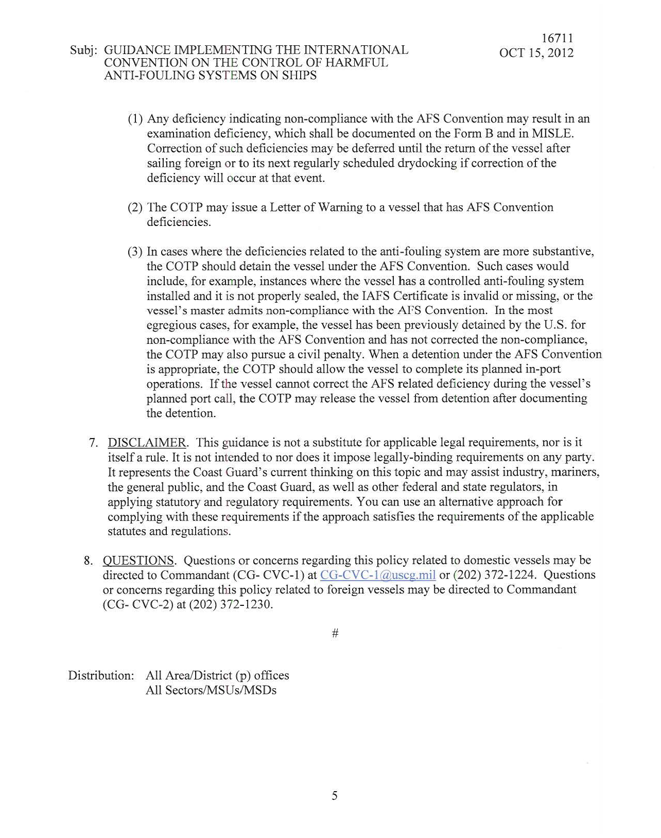 Image of applicable regulation