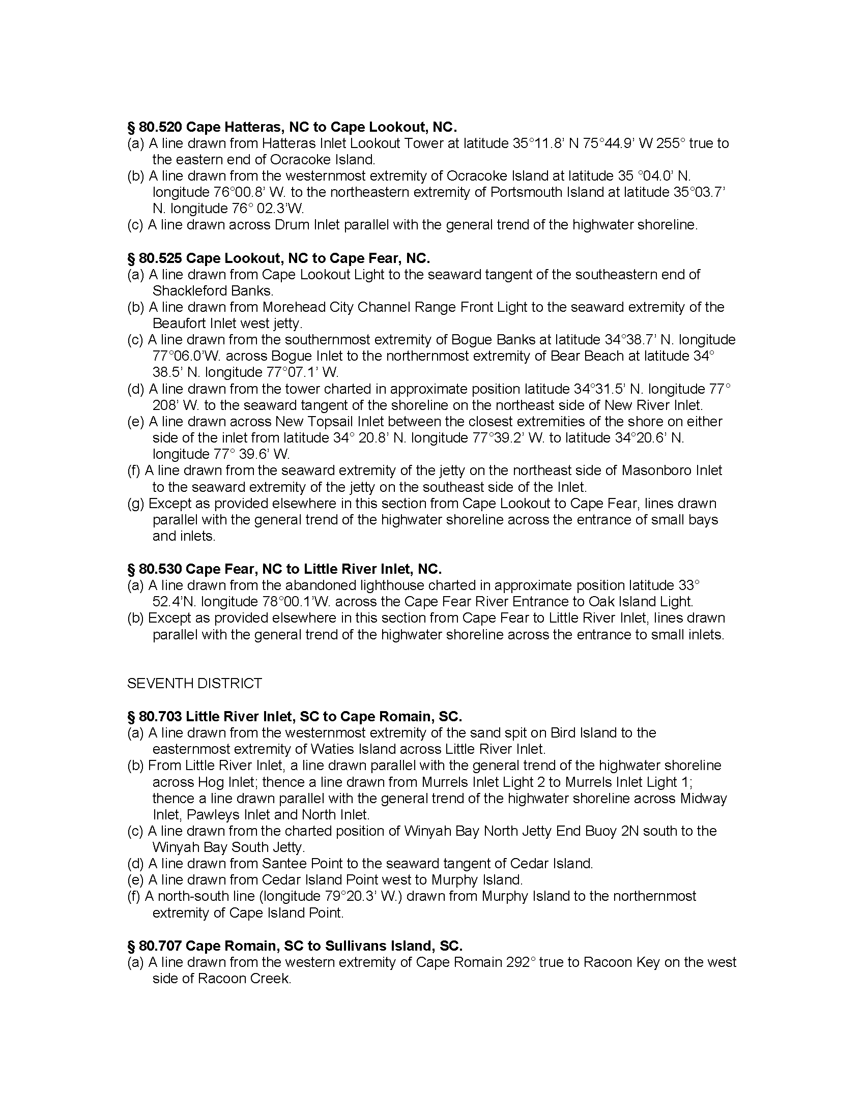 Image of applicable regulation