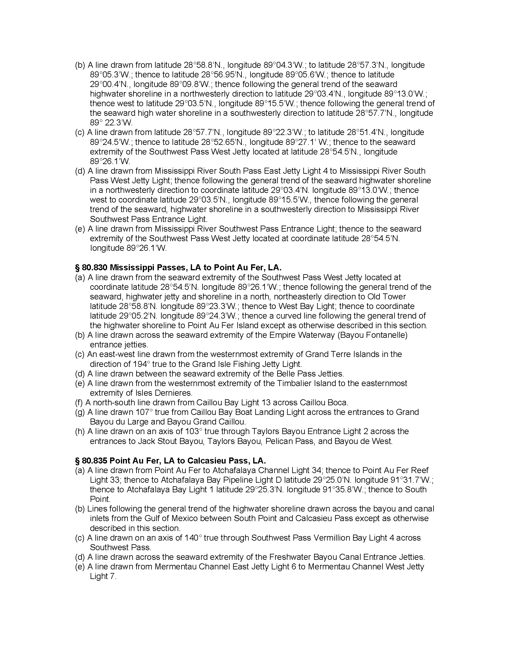 Image of applicable regulation