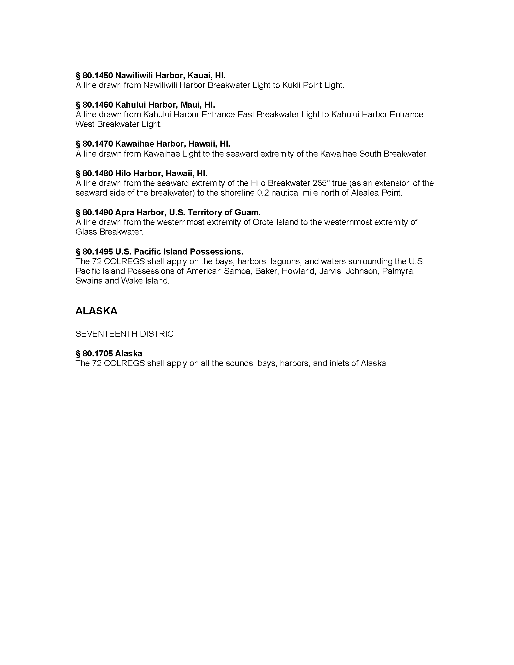 Image of applicable regulation